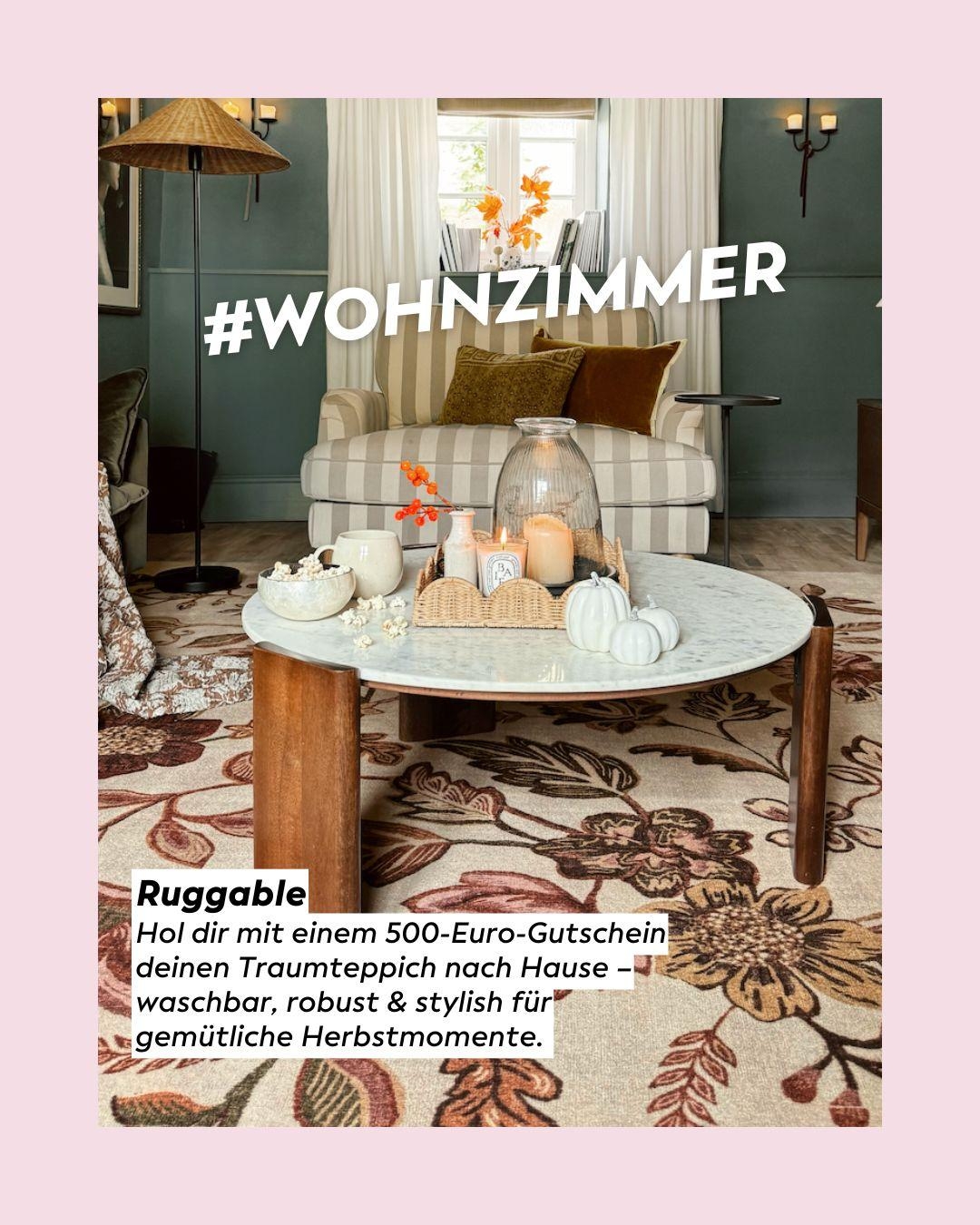Tag 2 der #livingchallenge: Poste dein liebstes Bild aus dem #wohnzimmer und hol dir einen Traumteppich von Ruggable nach Hause.