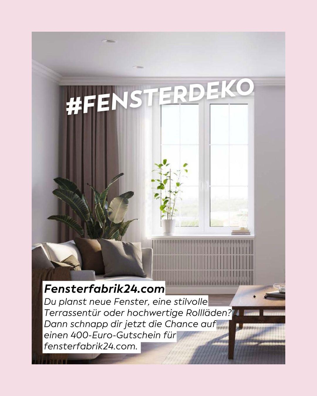 Tag 7 unserer #livingchallenge: Zeig uns ein Bild deiner #fensterdeko und hab die Chance auf einen 400-Euro-Gutschein für fensterfabrik24.com. 