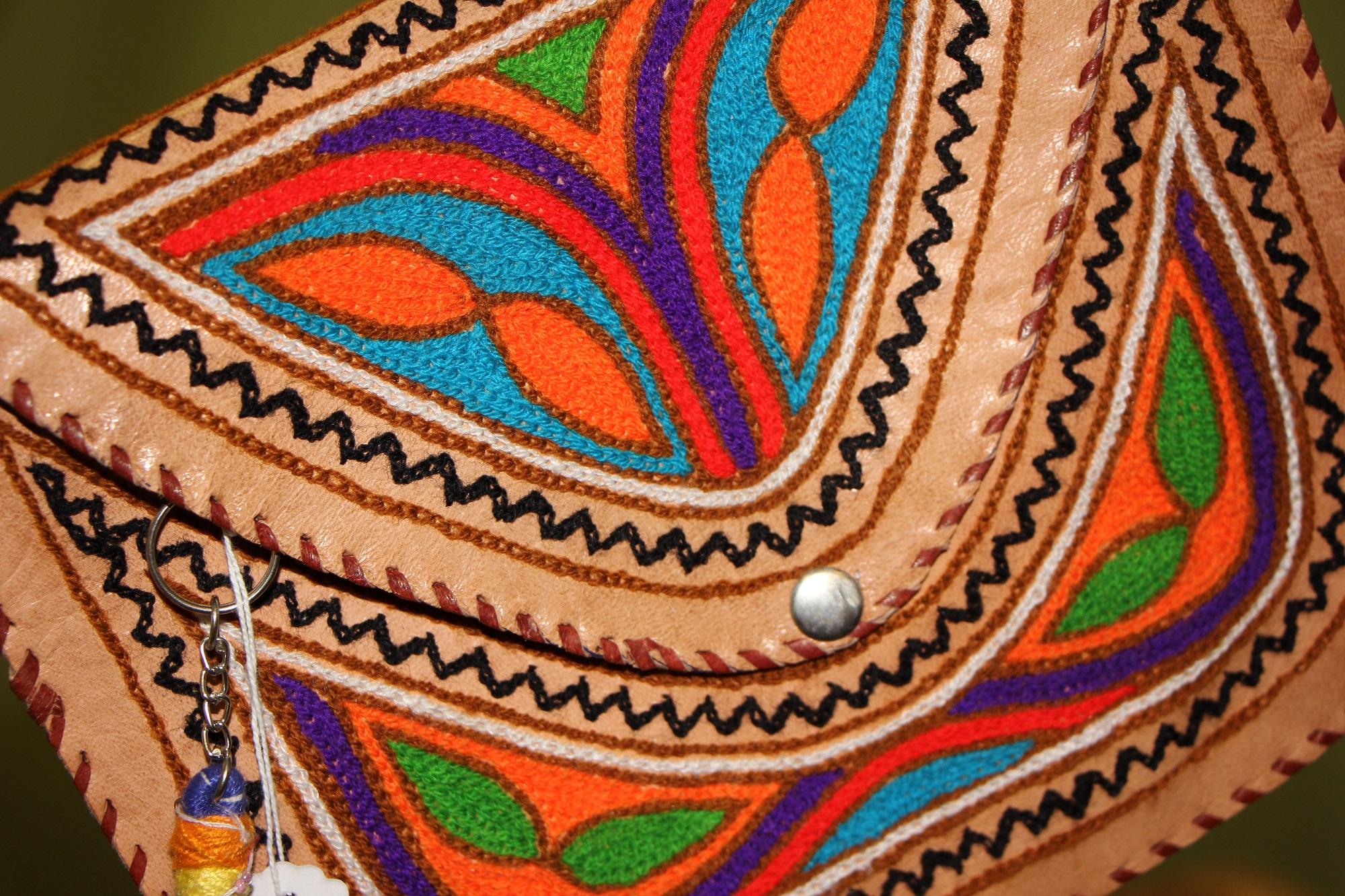 Tasche, Ledertasche Qamar #orientalisch #handarbeit #boheme ©Kamalla-Home