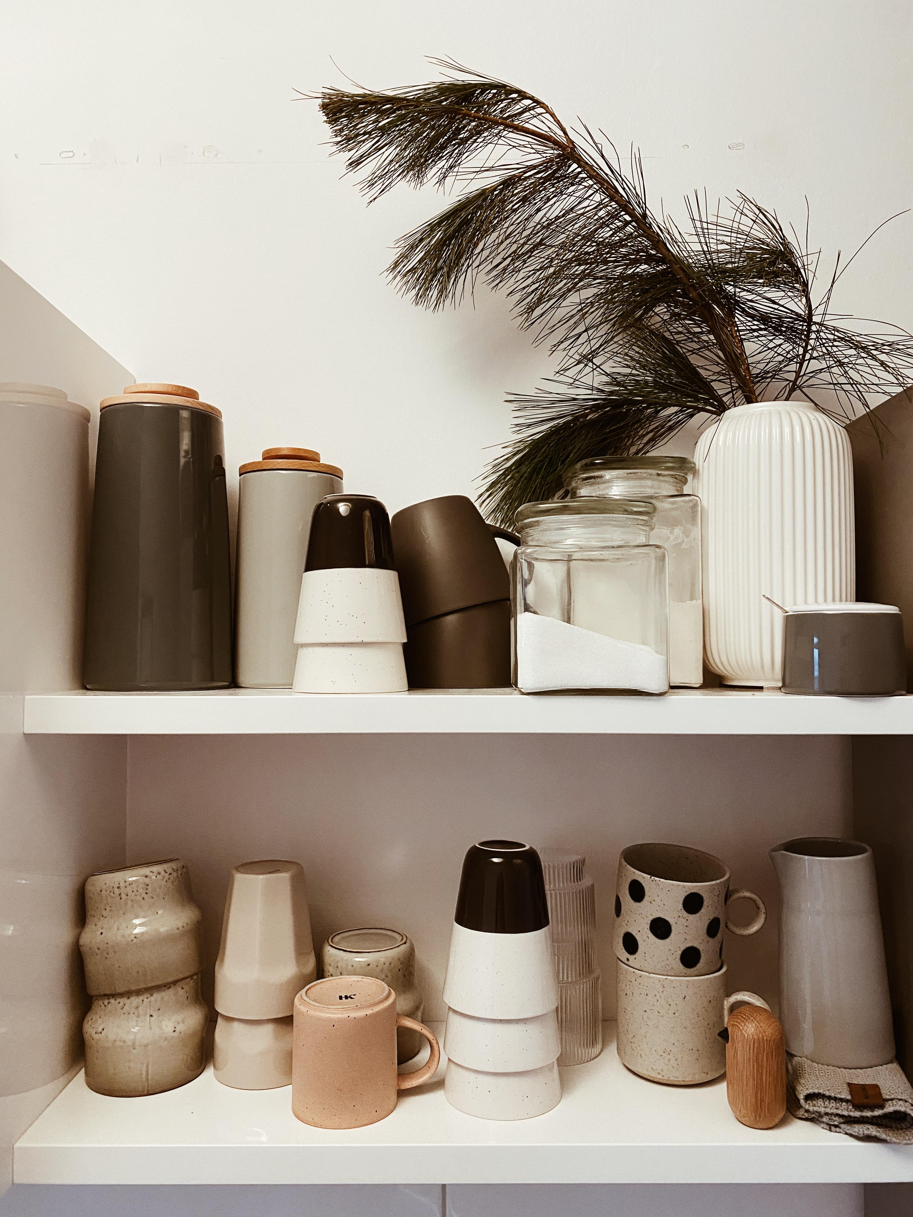 Tassenliebe 
#küche #mug #tasse #keramik #kitchen #interior #deko 