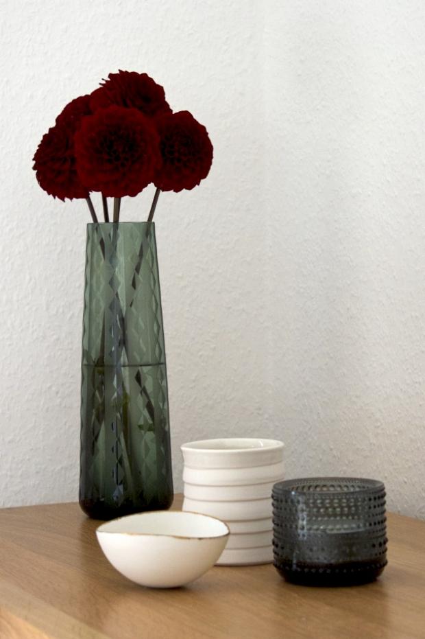 Teelichtsammlung und Vintage-Vase #homestory
