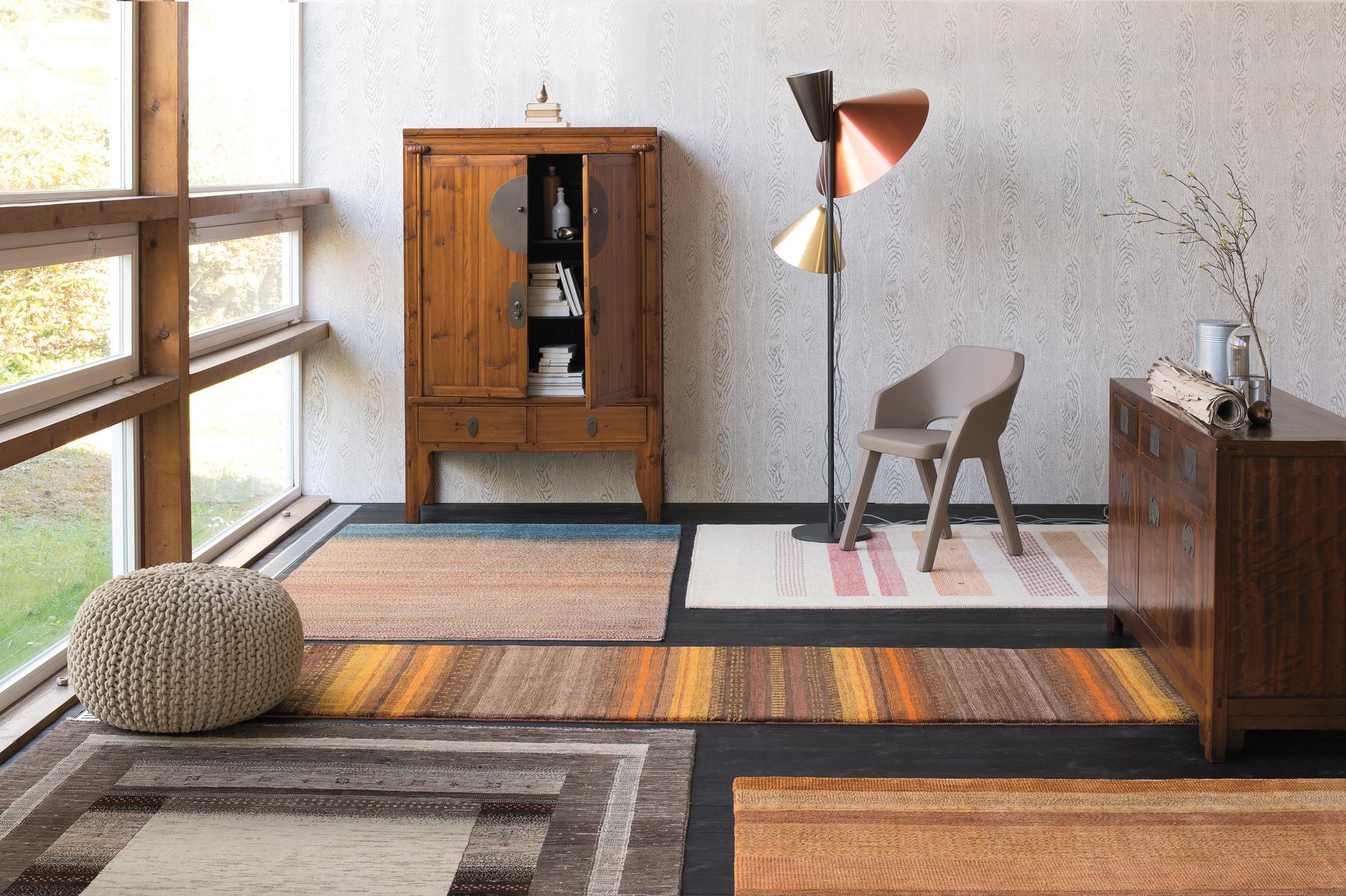 Teppiche als Deko #eklektisch #teppich #wohnzimmer ©Pfister