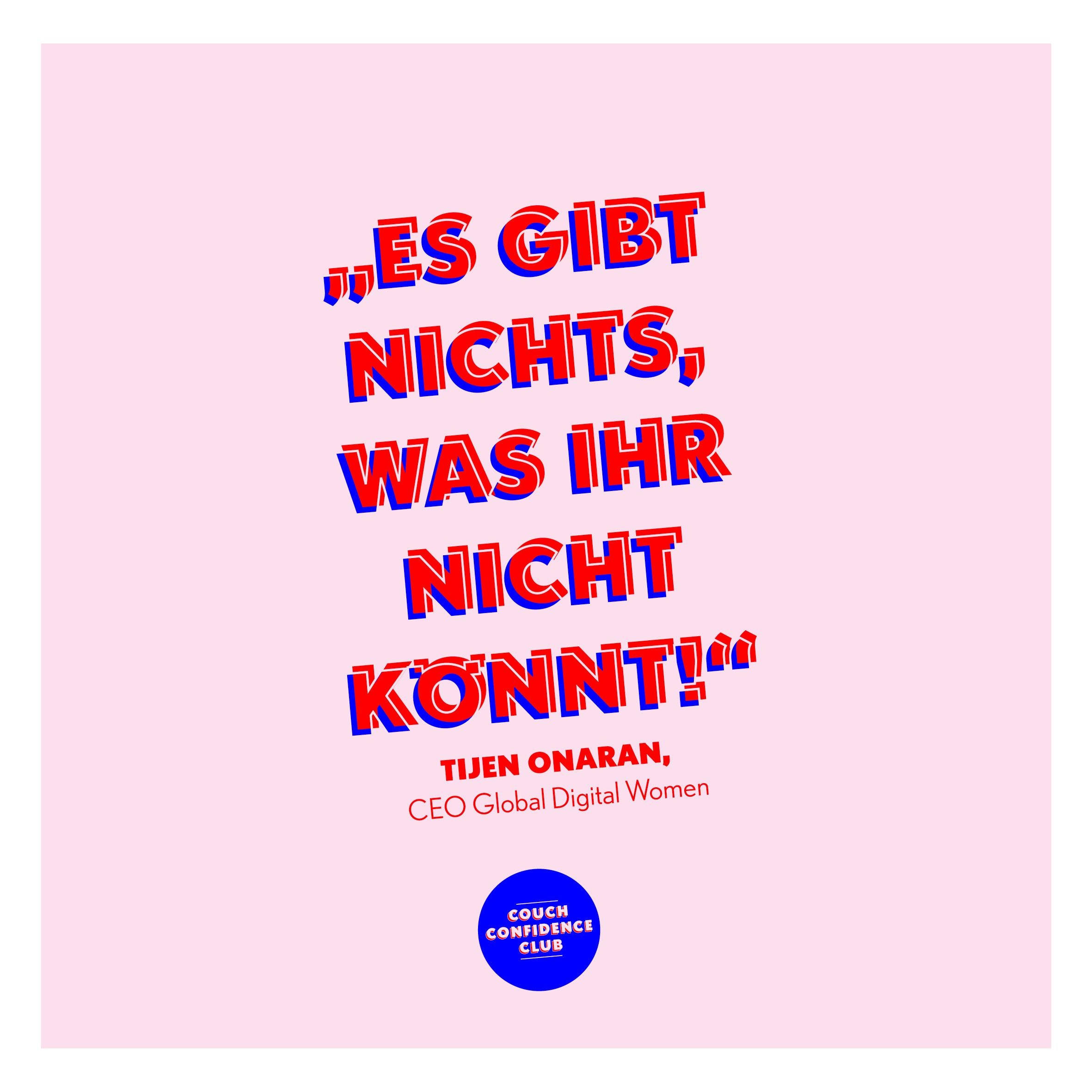 Tijens Appell an euch 📣
#COUCHconfidenceclub