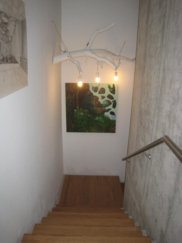 Treppe ab mit meinem Lichtobjekt "Birnbaum" #homestory