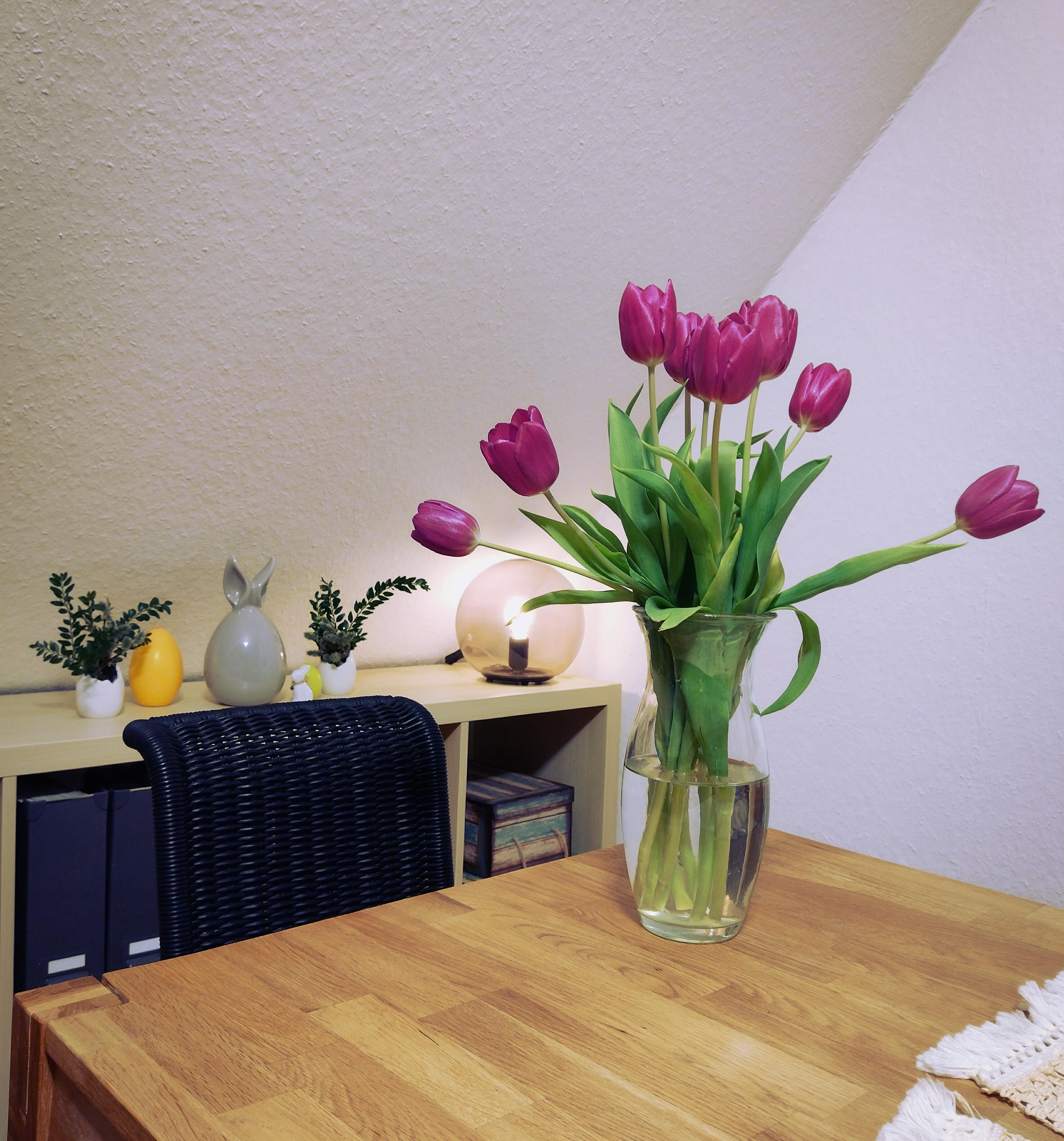 #tulpen #frischeblumen #osterdeko #licht