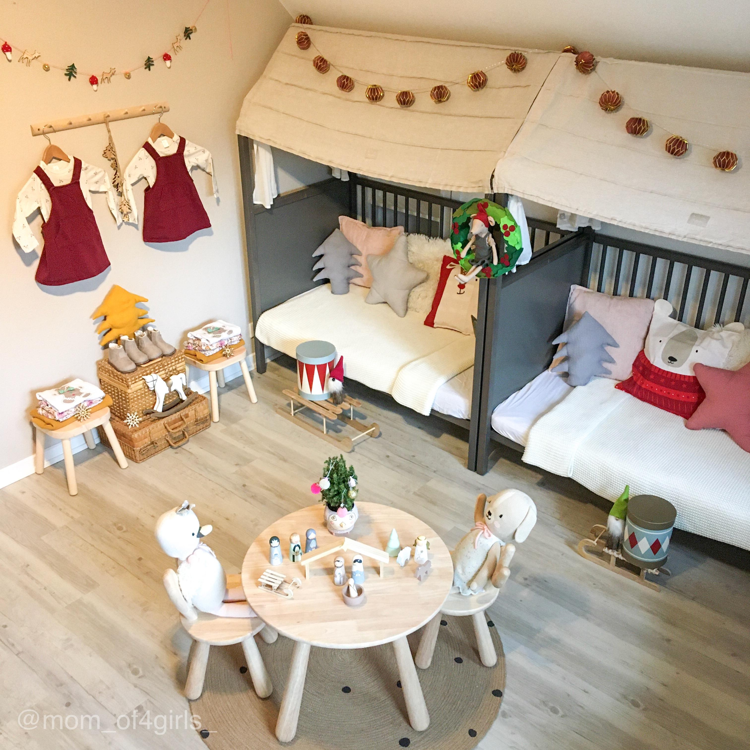#twinsroom #sharedroom #kinderzimmer #kidsroom #weihnachtlich #weihnachtsdeko #kleinkindzimmer