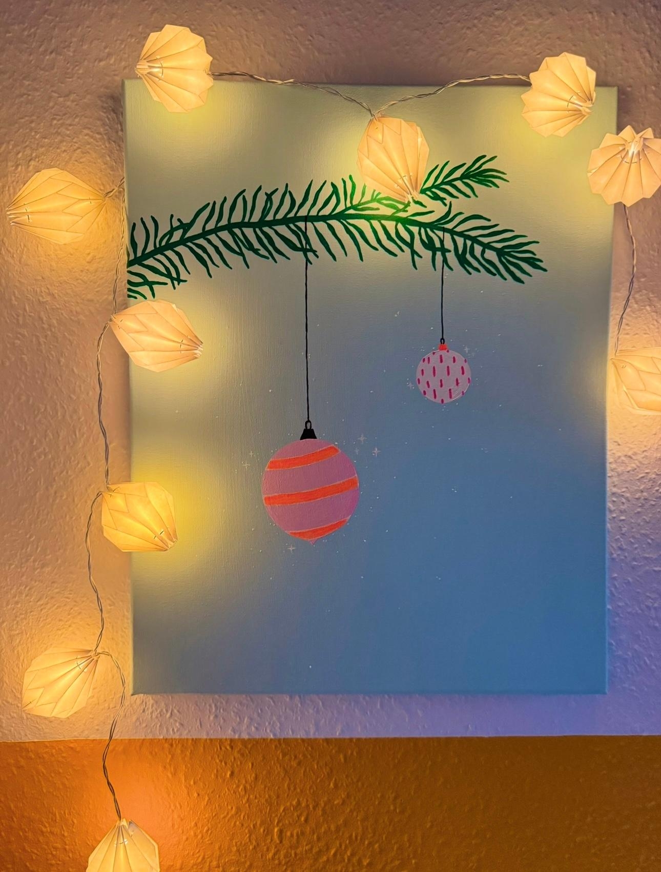 Und so schaut es doch gleich viel schöner aus 🌟.. Einen schönen 3.Advent für dich 🩵 #Lichterkette macht es einfach #cozy #Home #Xmas #Weihnachtsdeko #Colorful #Diy