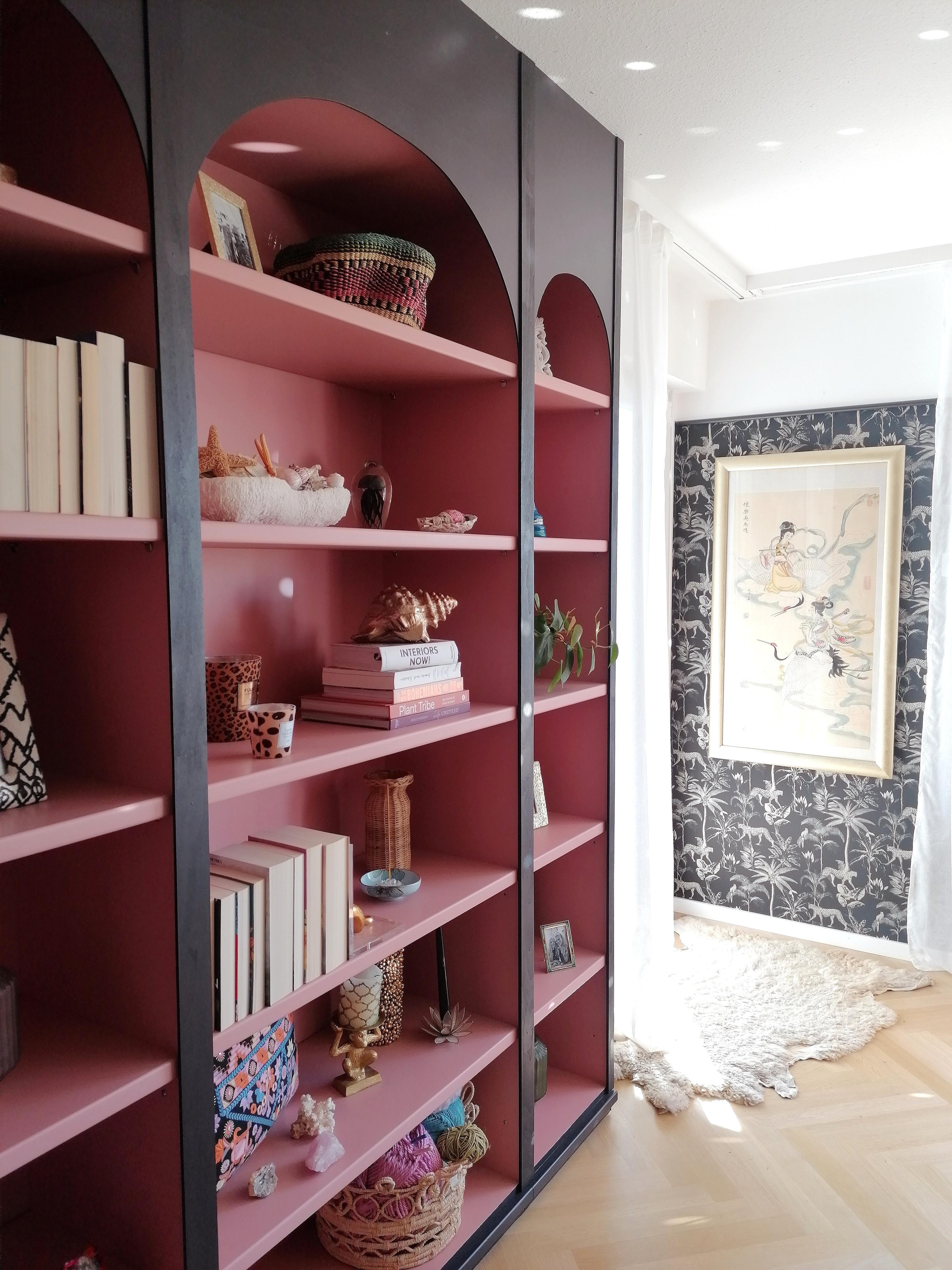 Unser DIY-Bücherregal aus einem anderen Blickwinkel... 🤩😊🌸