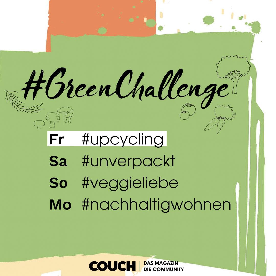 Unser erstes Hashtag bei der #GreenChallenge: #upcycling! ⬆🚲