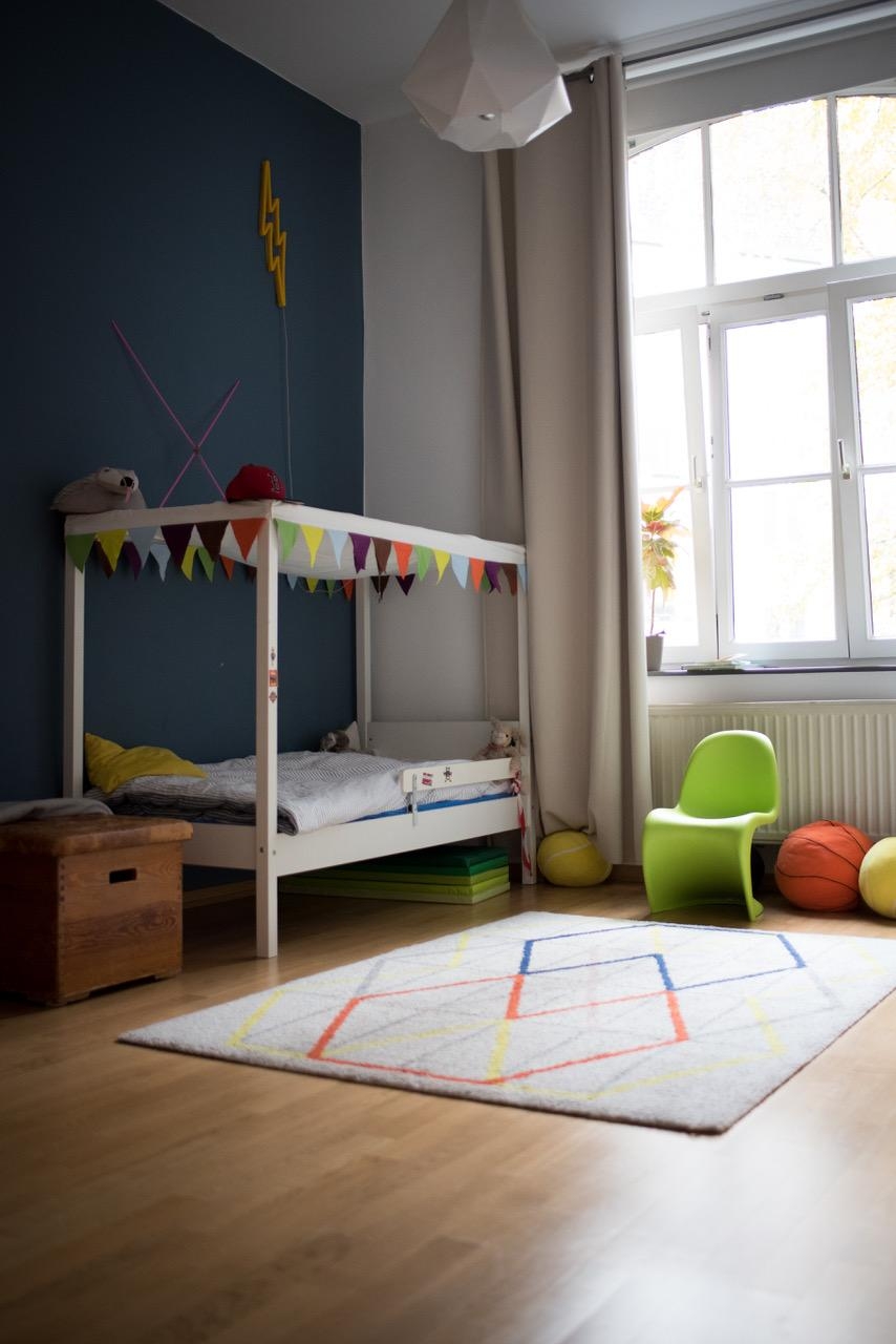 Unser Kinderzimmer #kidsroom #bluewall #interior #interiordesign