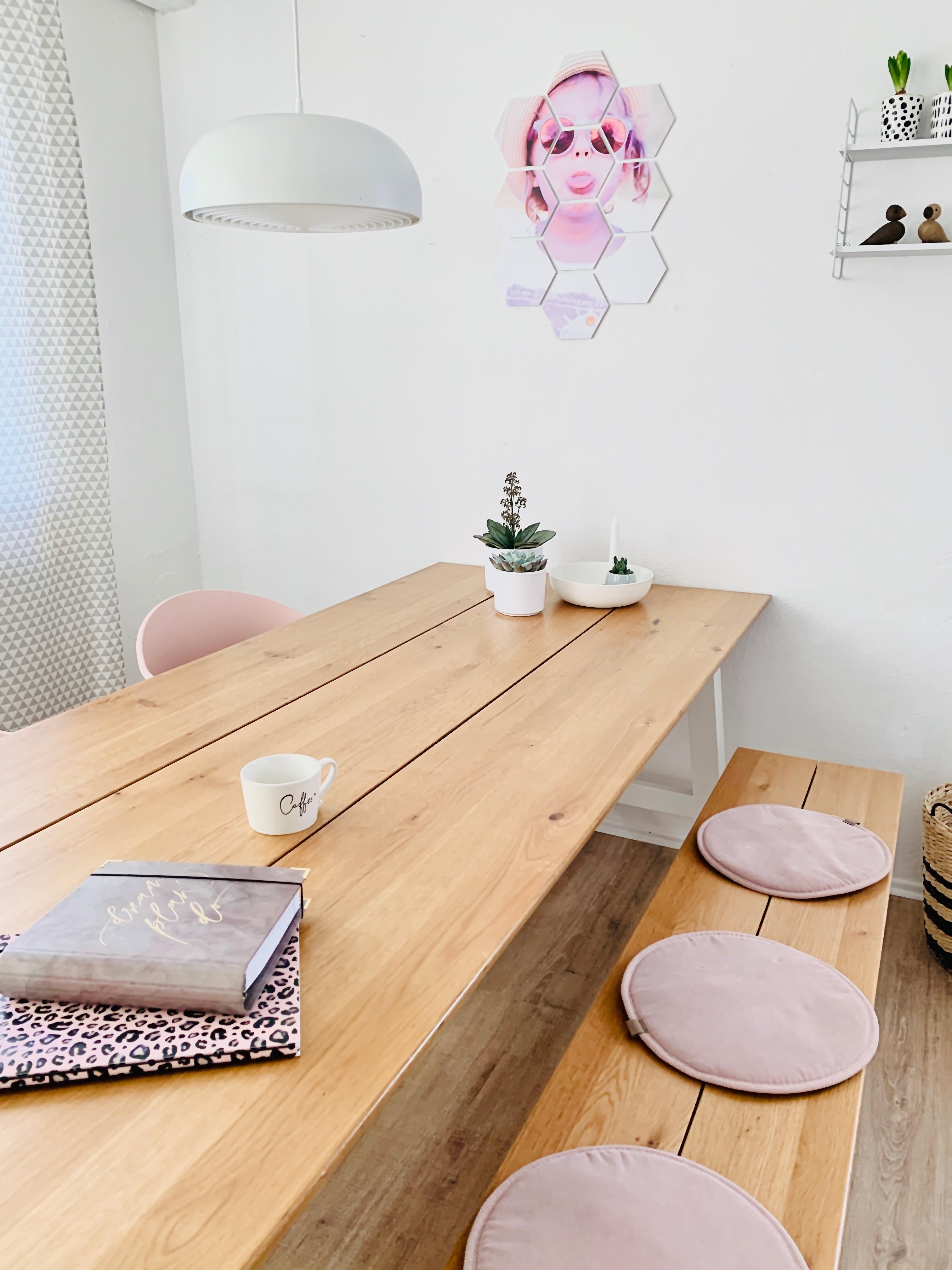 Unser #lieblingsraum usr das Wohnzimmer mit Essbereich. Wir lieben unseren großen Tisch 🤍#livingchallenge