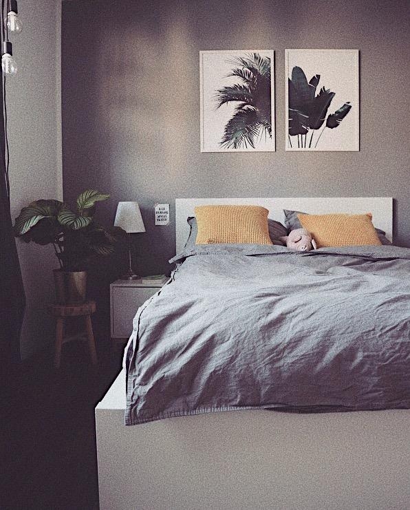 Unser neu eingerichtetes Schlafzimmer 😴 #bedroom #interior #hygge #cosy 