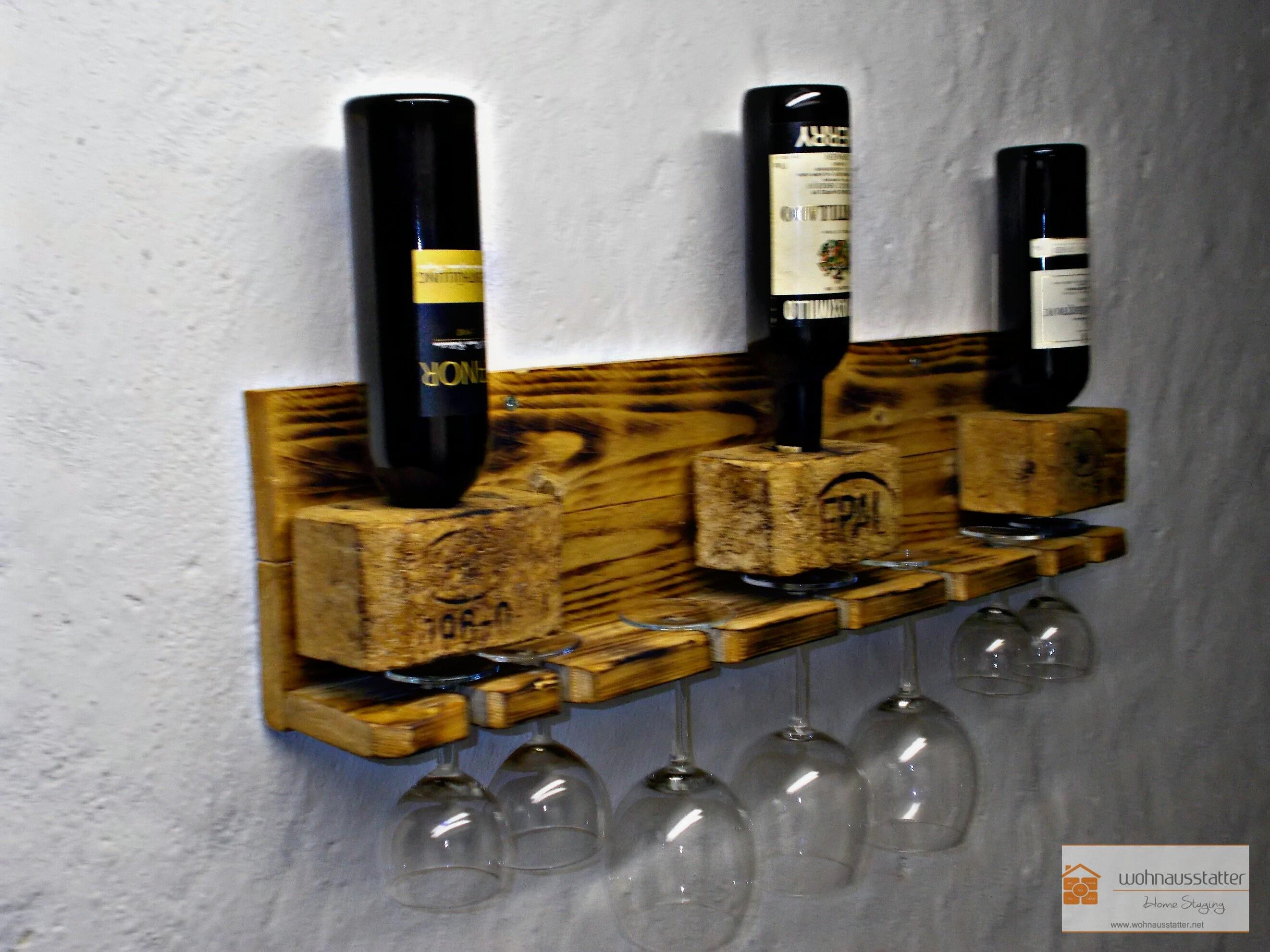 
Unser #Upcycling Projekt aus #Europaletten, #Weinboard für die Wand