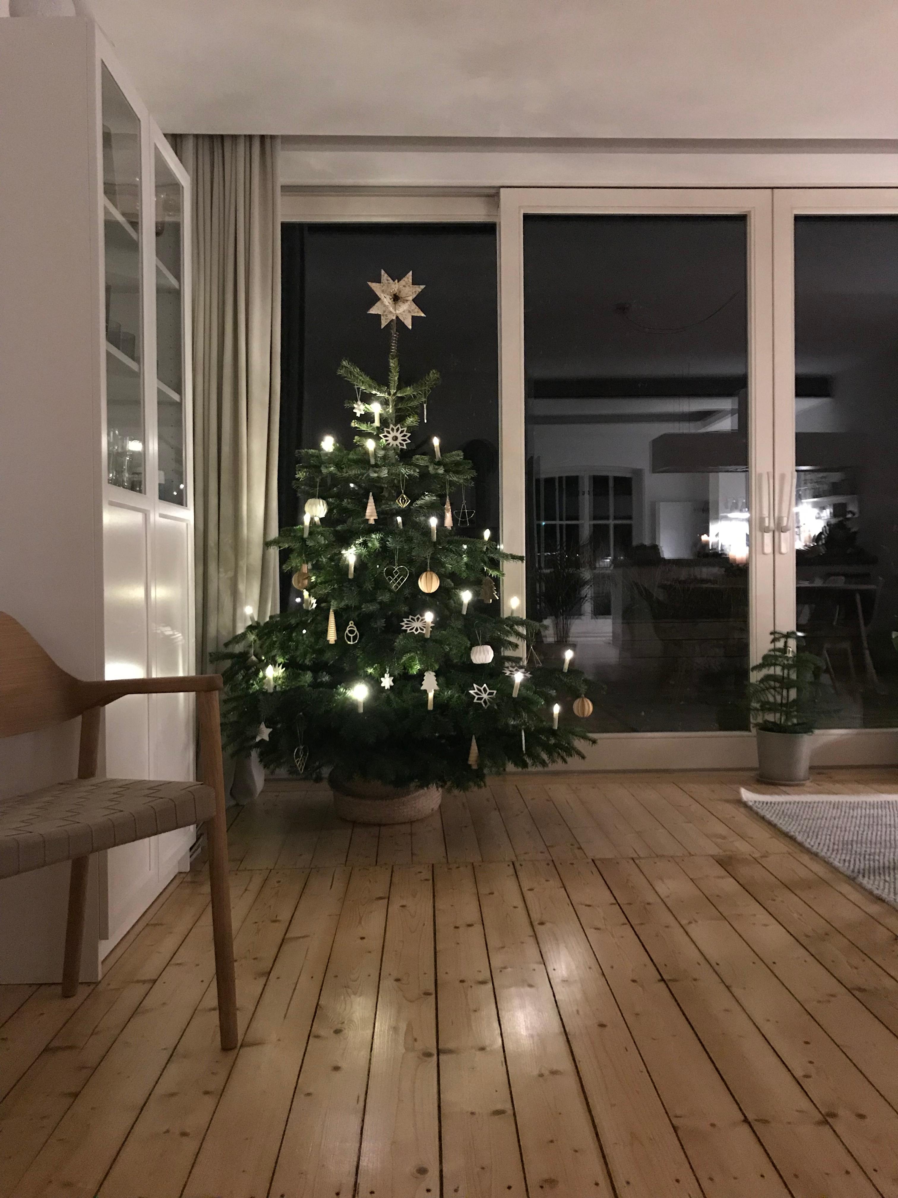 Unser #weihnachtsbaum steht. #fröhlicheweihnachten #weihnachten #tannenbaum
