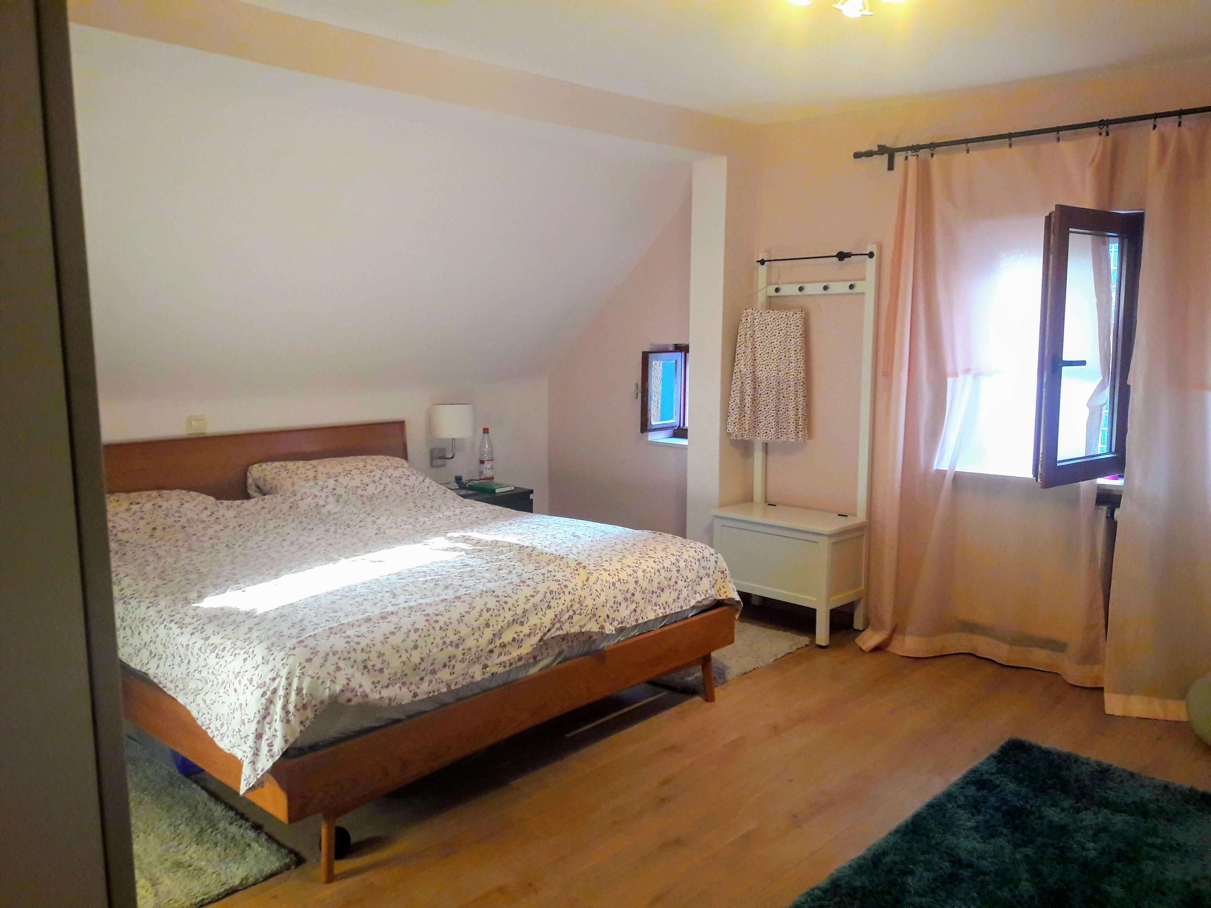 Unser zartrosa #Schlafzimmer. Und ja... mein Mann findet es auch gut.. #livingchallenge #pastel 