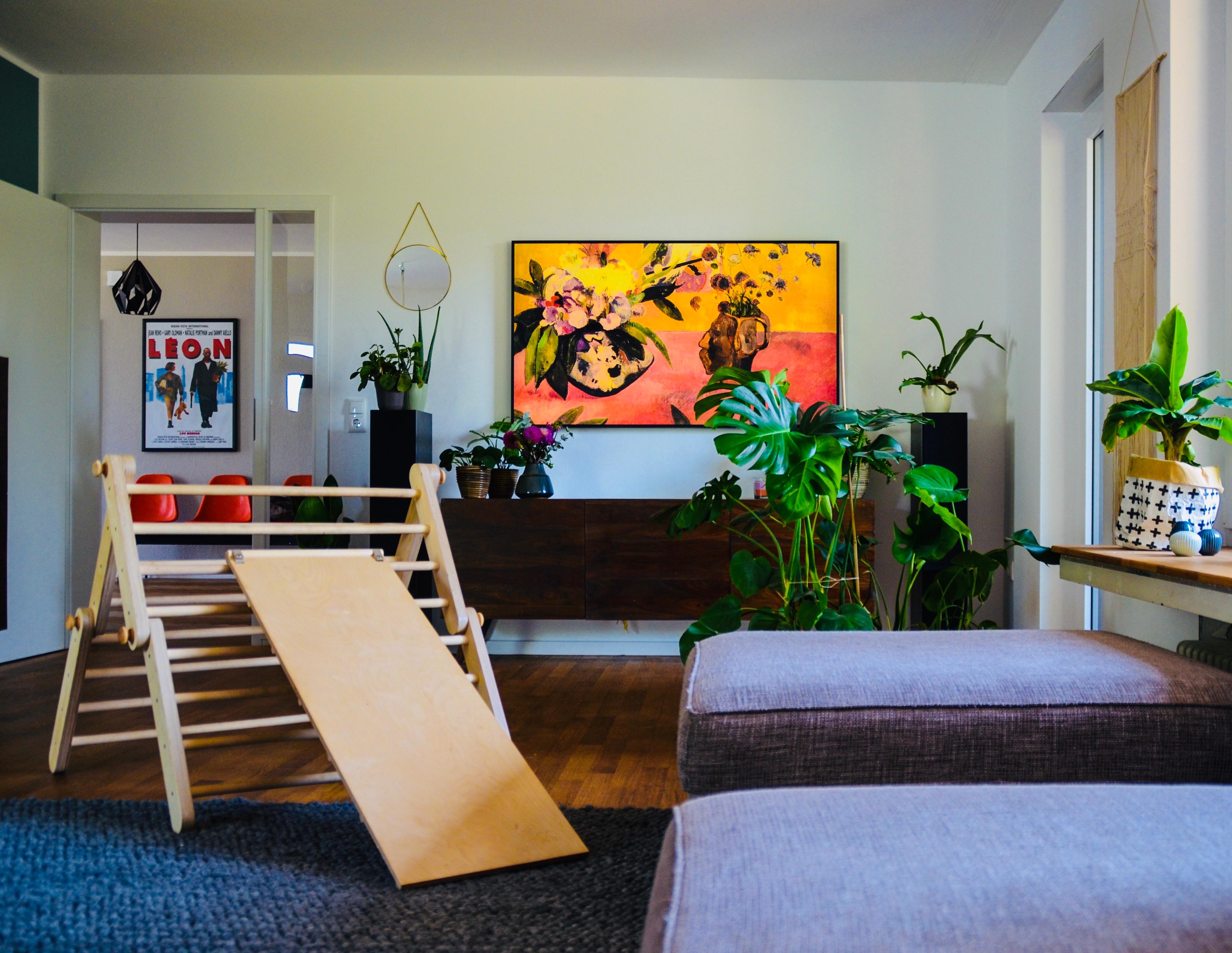 Urban-jungle im Wohnzimmer 🌱🌿#wohnzimmer #livingroom #pflanzen #green 