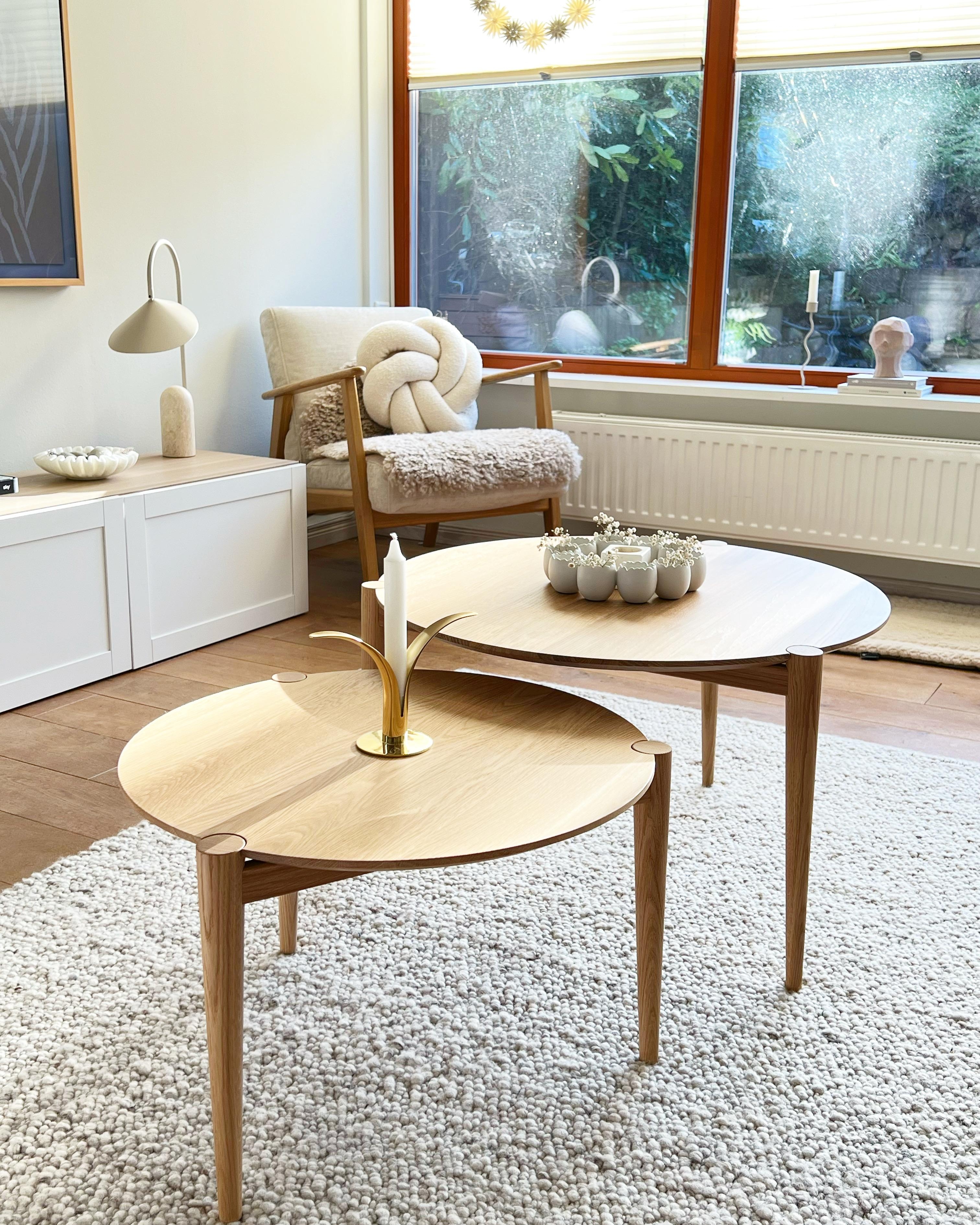 Verliebt in die neuen Couchtische #scandistyle #fdbmøbler #wohnzimmer #lieblingsplatz
