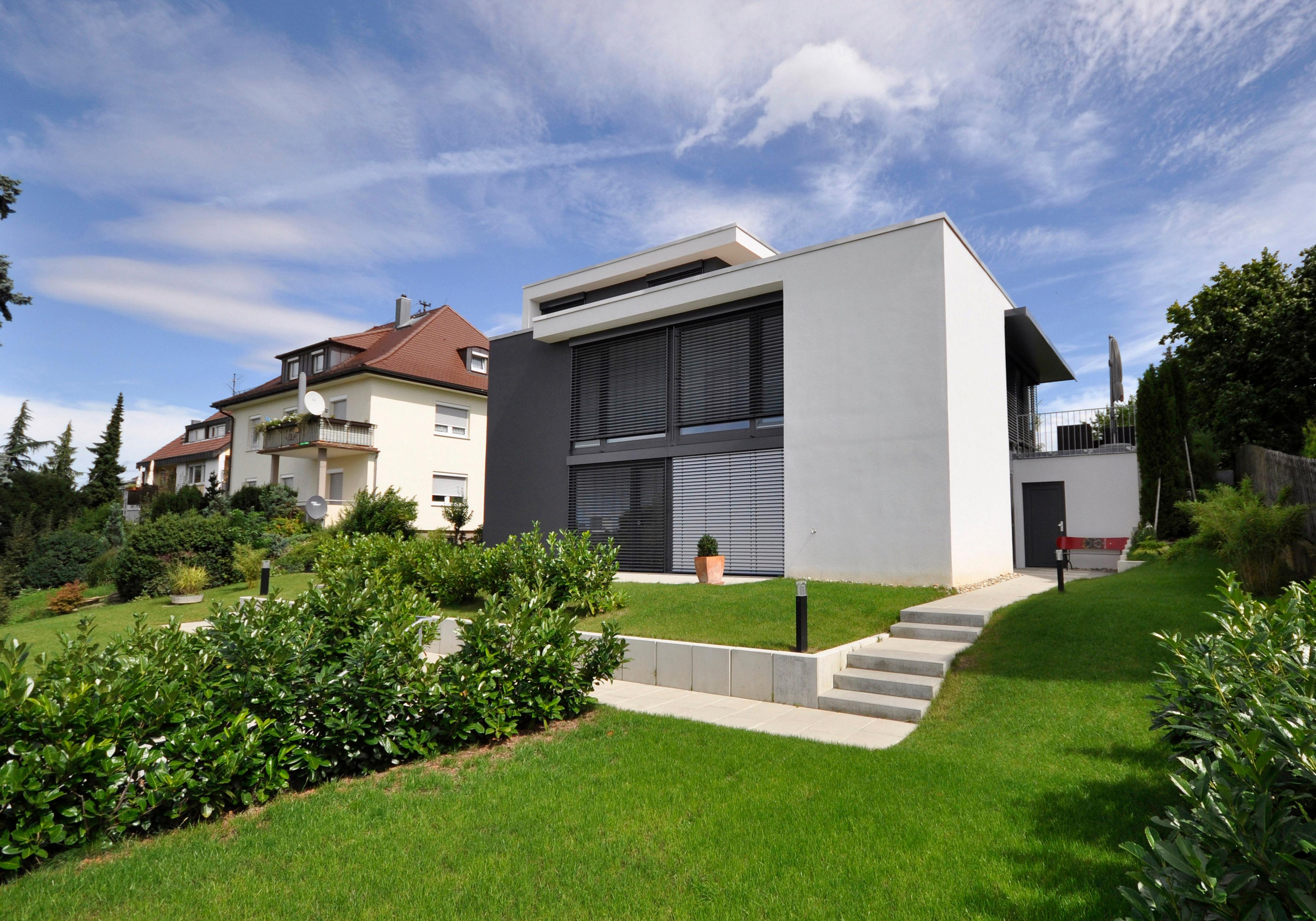 Versteckter Zwilling #moderneseinfamilienhaus ©Udo Ziegler Architekten