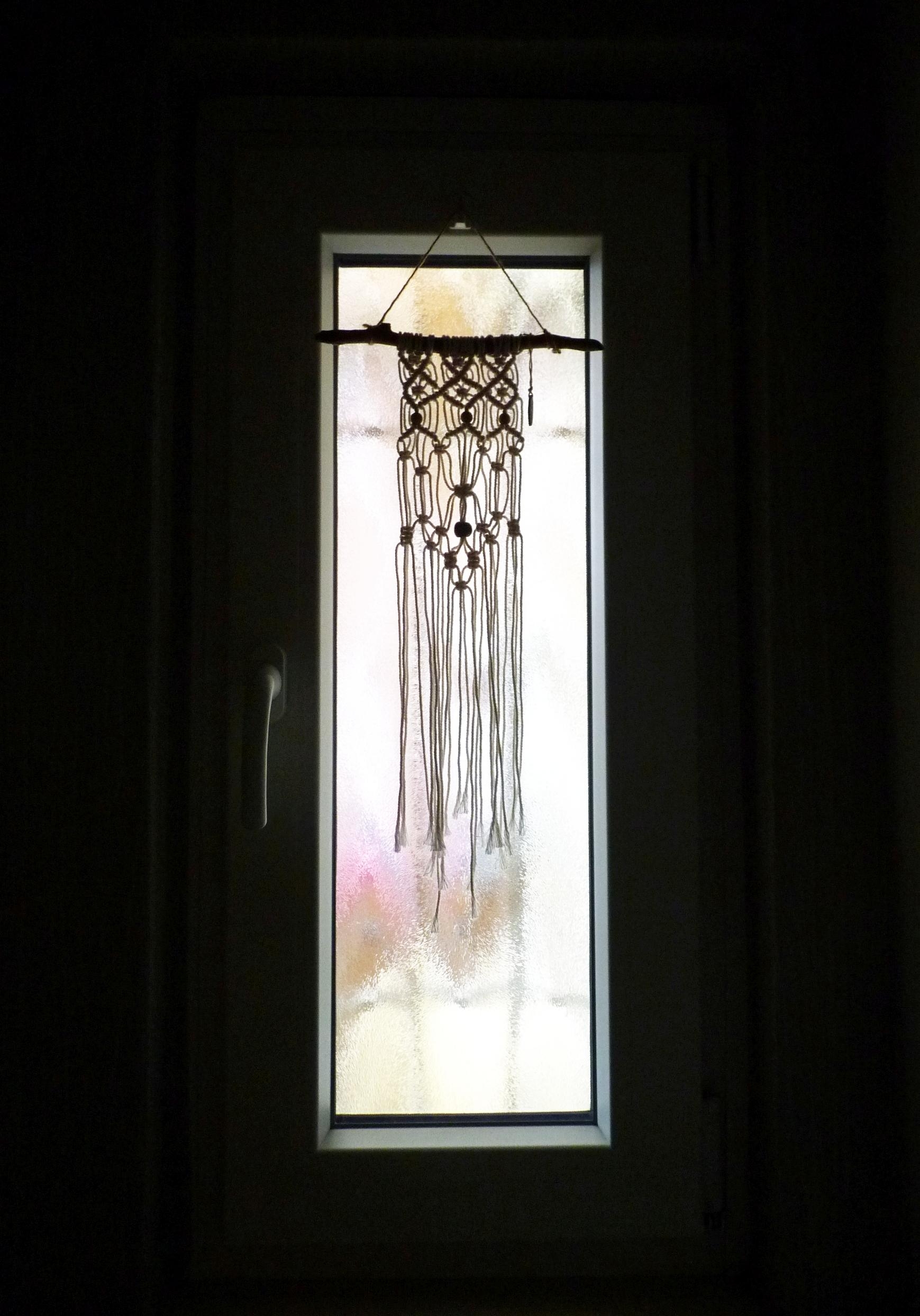 vertikale #Fenster vertragen vertikale Makramees
#DIY #makramee #deko #fensterdeko