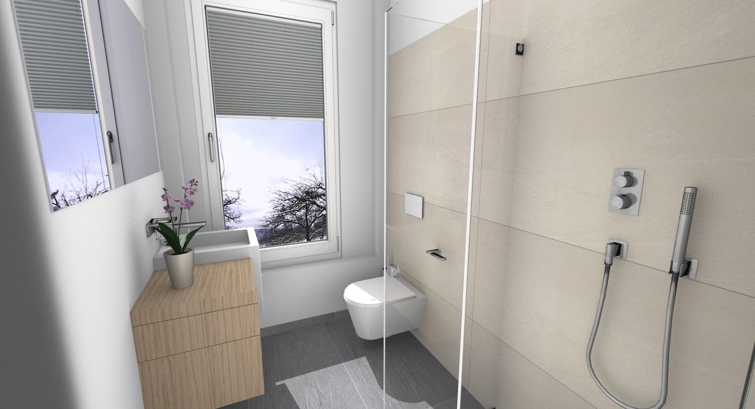 Vom Gäste-WC zum Duschbad #dusche ©Banovo GmbH