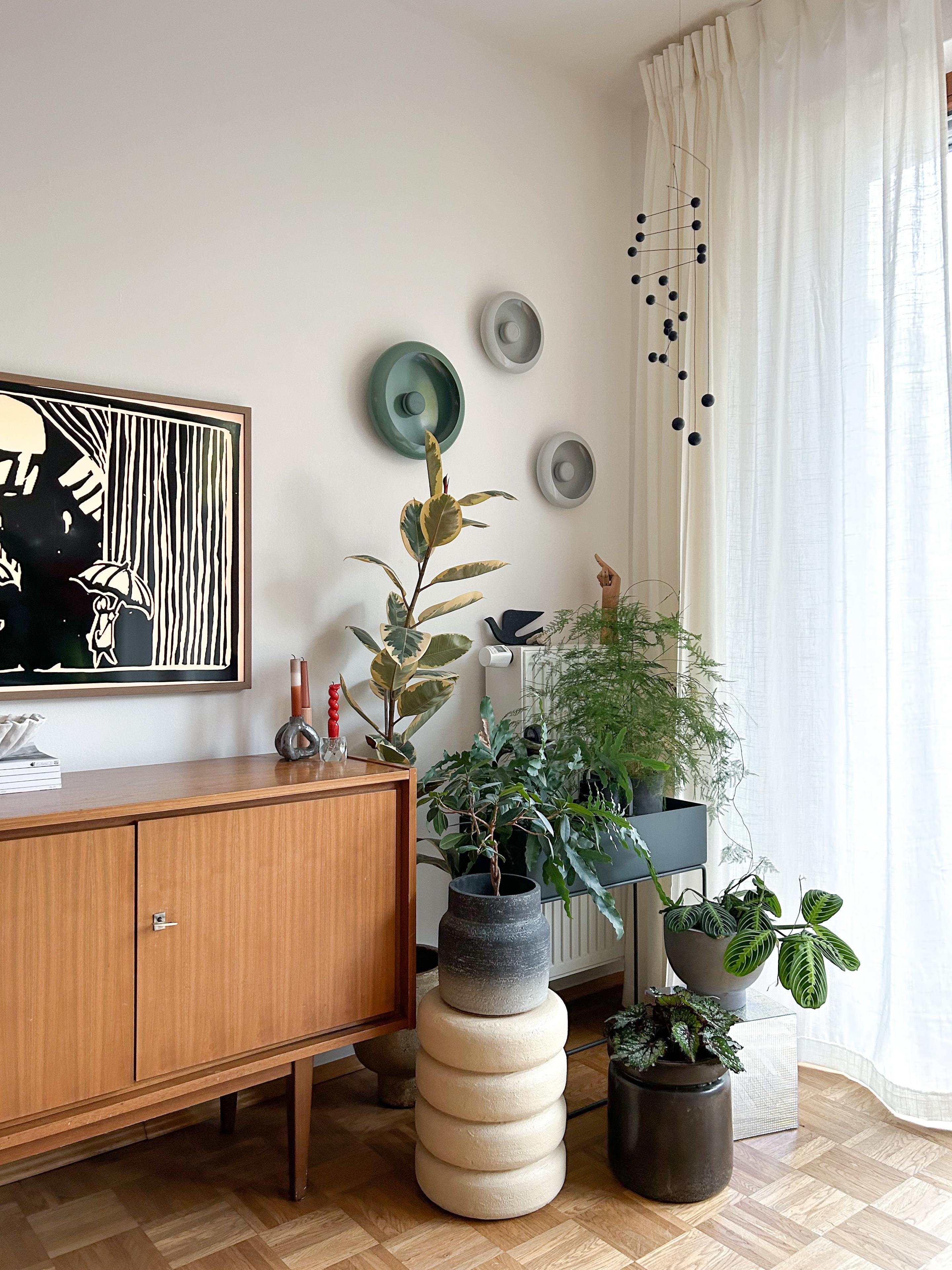 Vorhang auf!

#Vorhang #Wohnzimmer
#Lampen #Sideboard #vintage #Pflanzen
