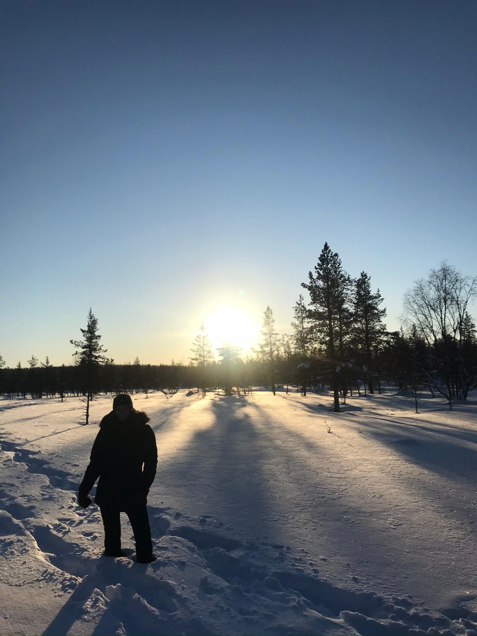 Walking in a Winterwonderland ❄️ Throwback Lappland FEB 20 #wandern #travelchallenge