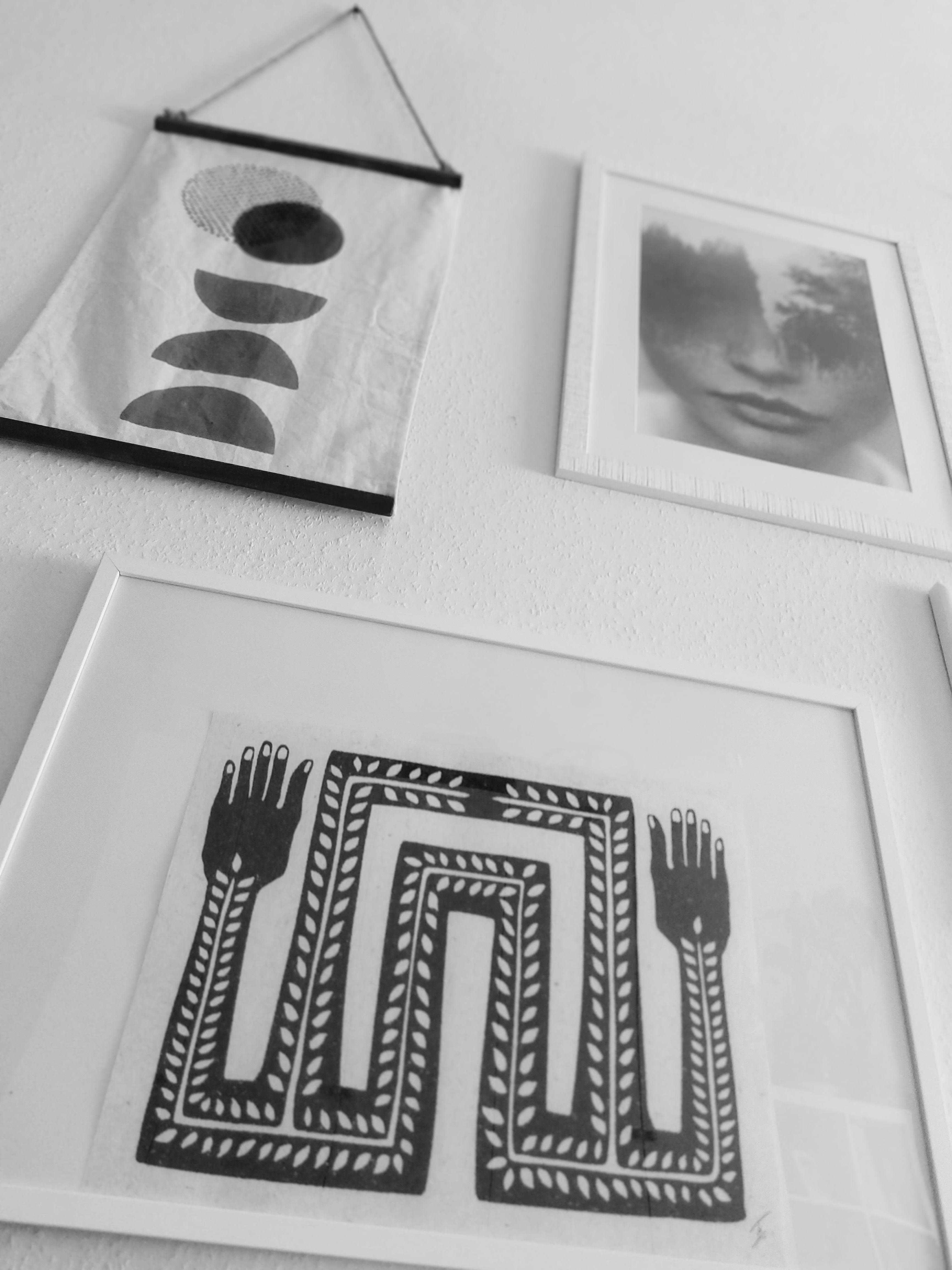 #wallhanging #davidschmitt #bohowall #mywall #myspace #itallflowsthroughus #Art #humanspace 