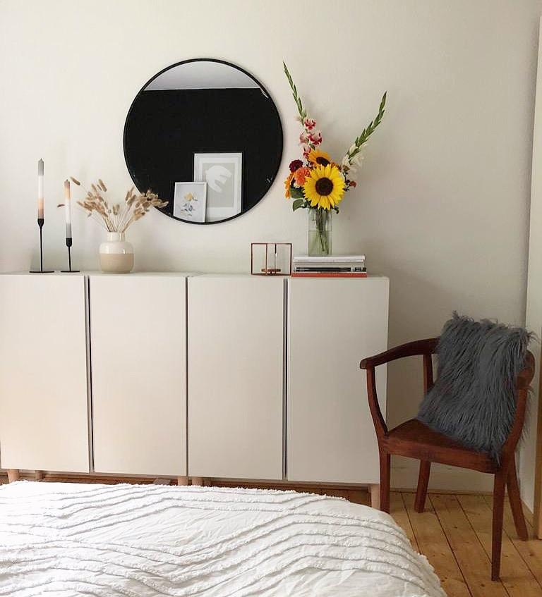 Wanderblumen #ikeaivar #ikeahack #bedroom #schlafzimmer #kommode #sideboard