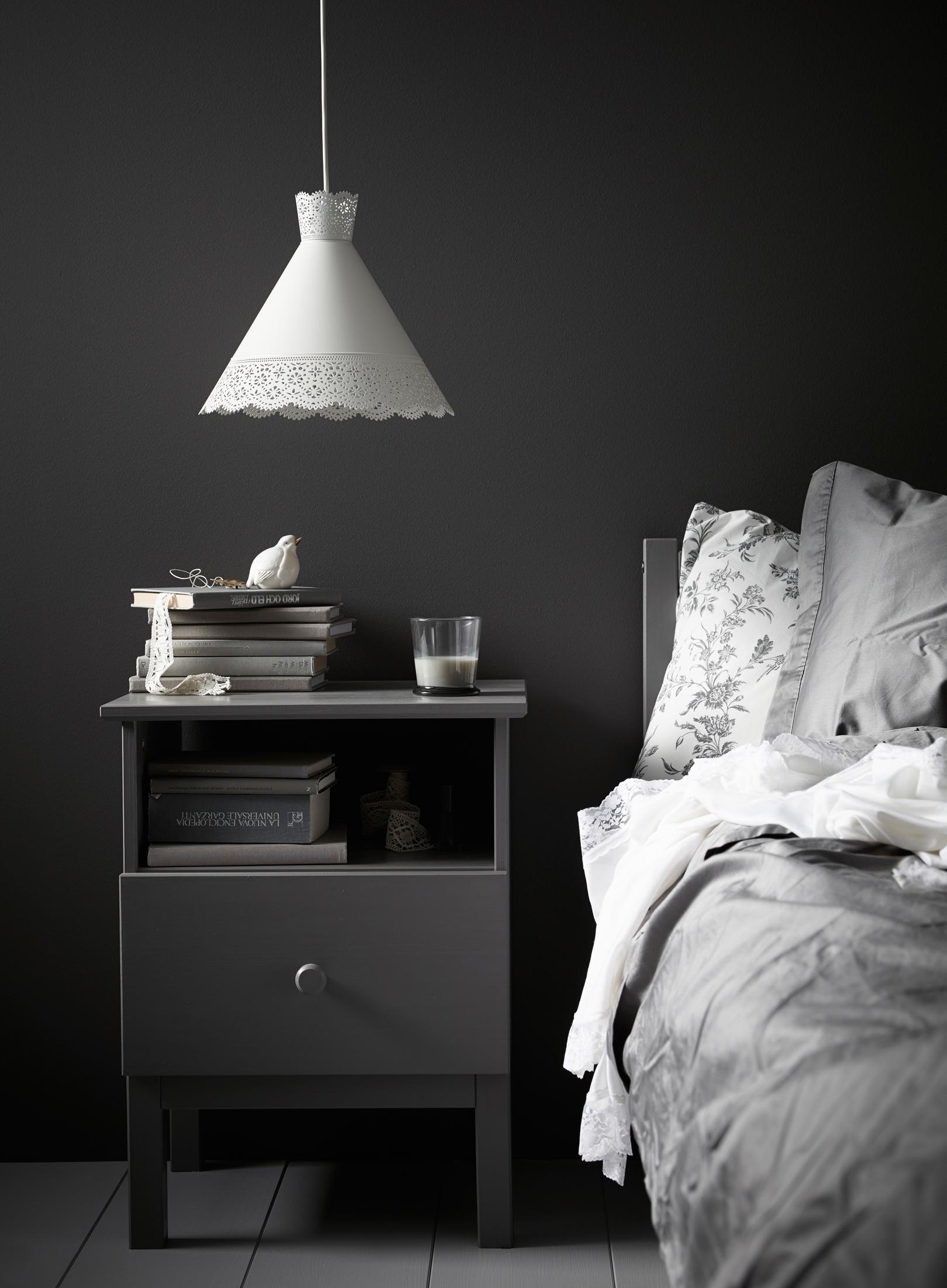 Wandfarbe Grau #bett #bettwäsche #ikea #grauewandfarbe ©Inter IKEA Systems B.V.