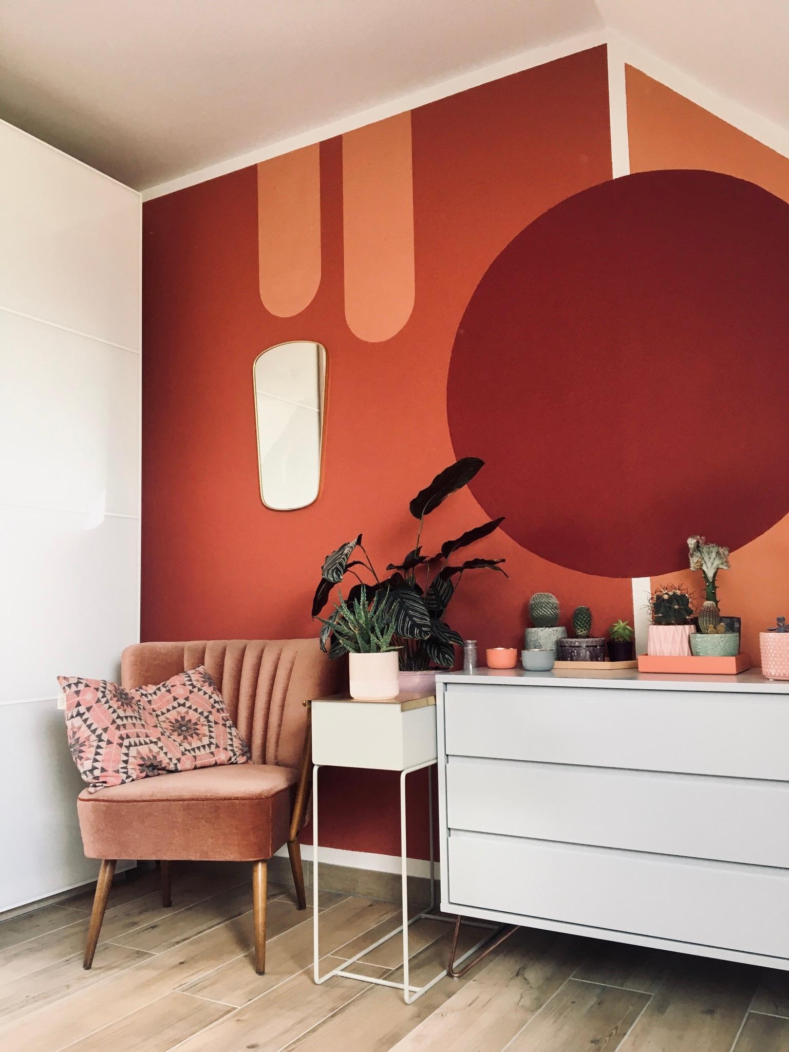 Warum denn immer nur eine Farbe pro Raum? #wandgestaltung #livingchallenge #mutzurfarbe