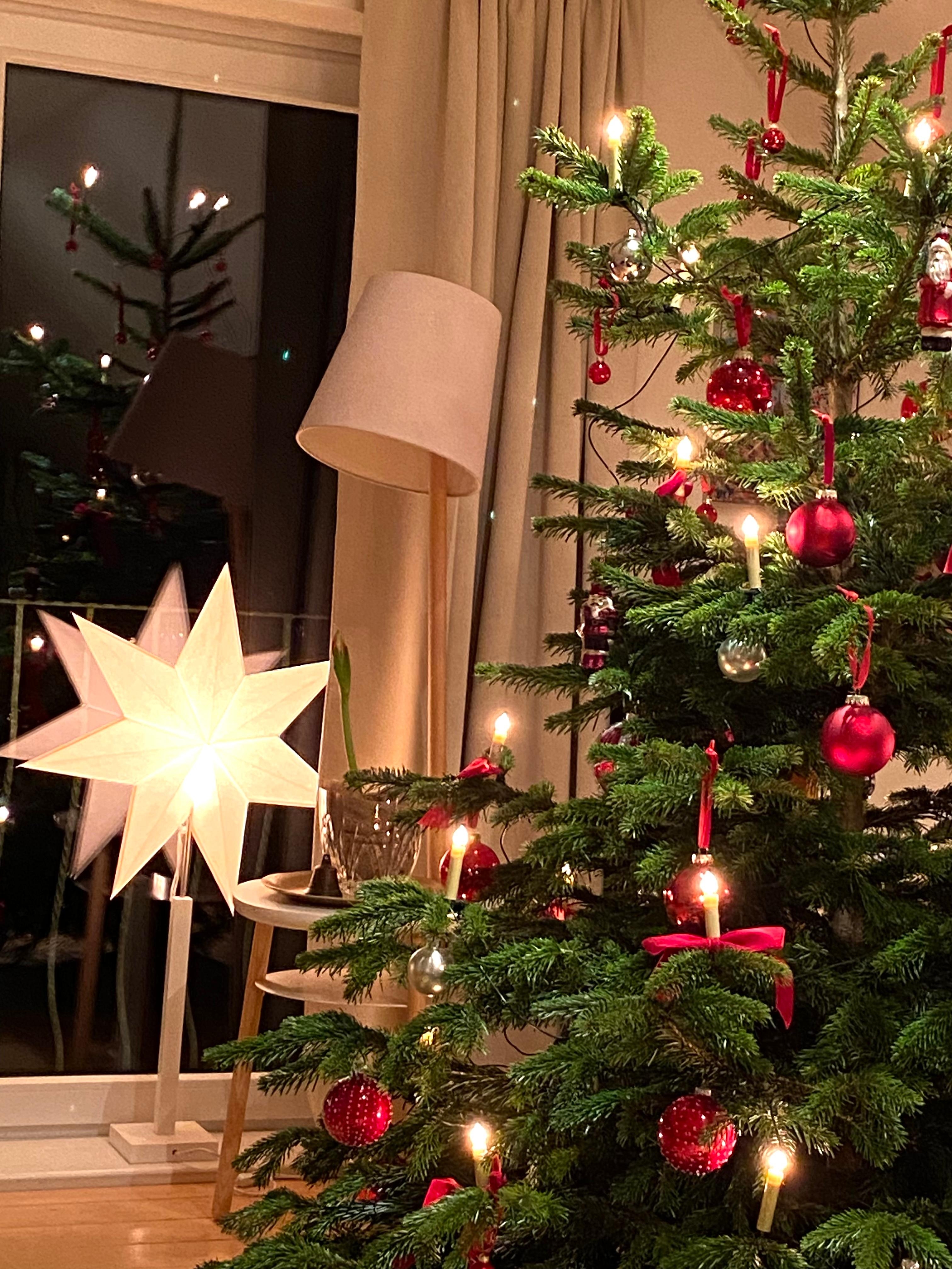 #weihnachten #tannenbaum #rot #xmas #zuhause
