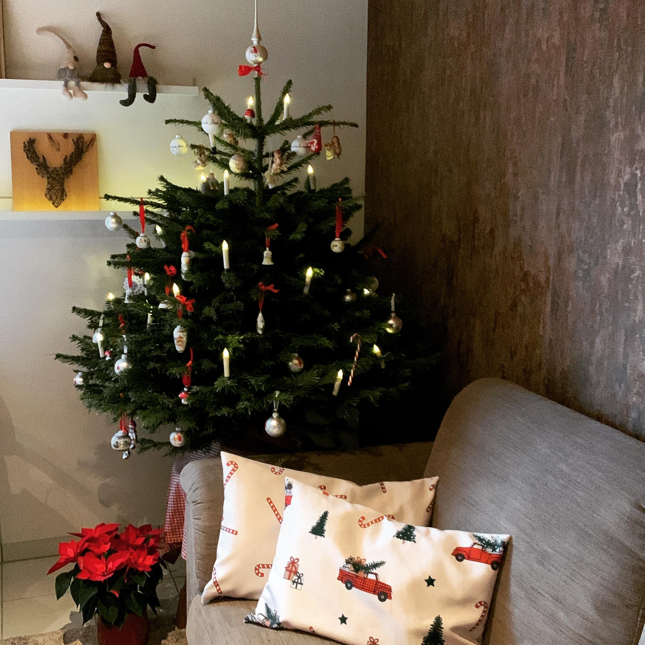 #weihnachtsbaum #xmas #weihnachtskissen #baumschmuck 