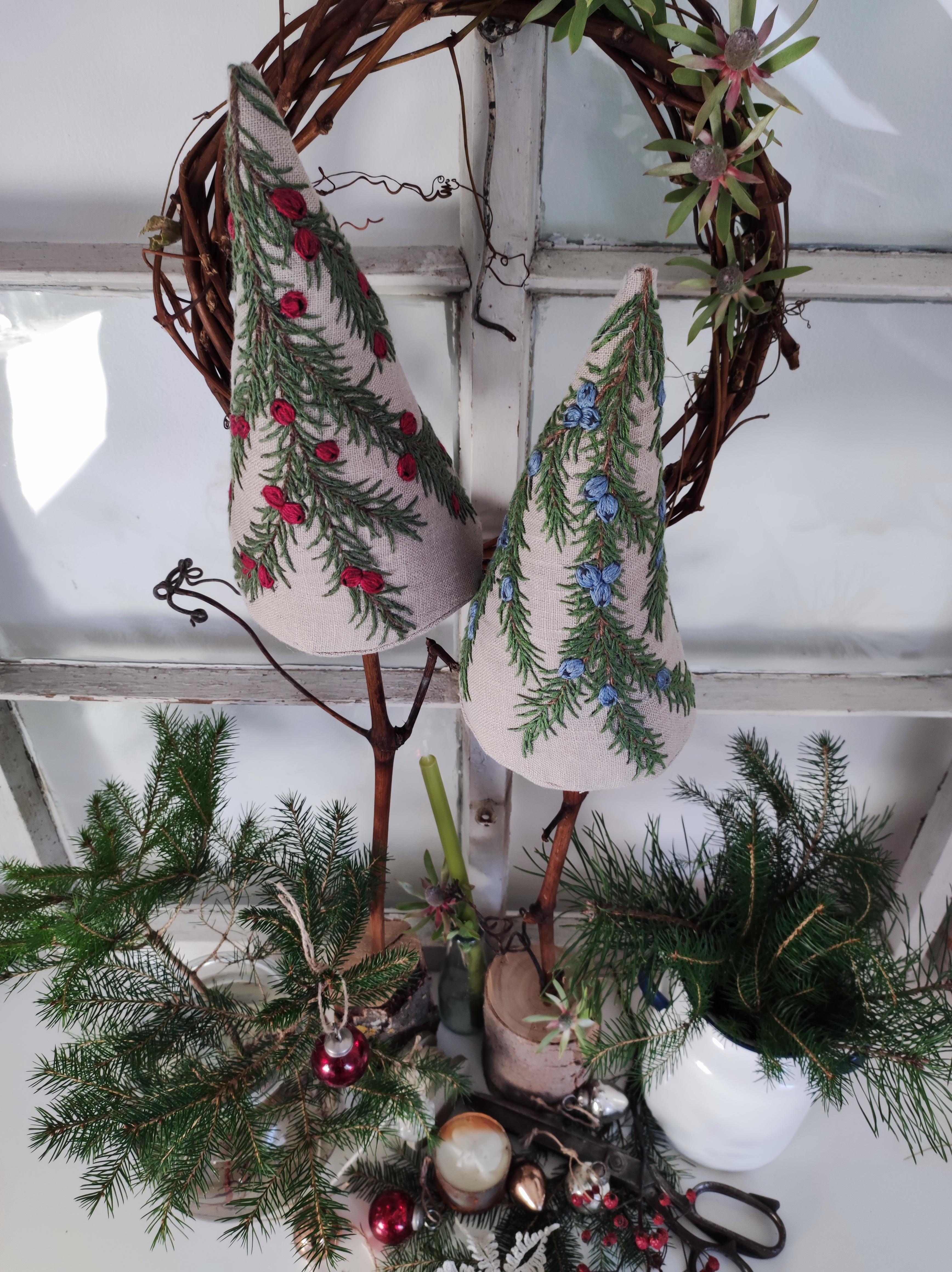 Weihnachtsdeko❄️🌲💙 #weihnachtsbaum #xmasembroidery #handmade #weihnachtsdeko