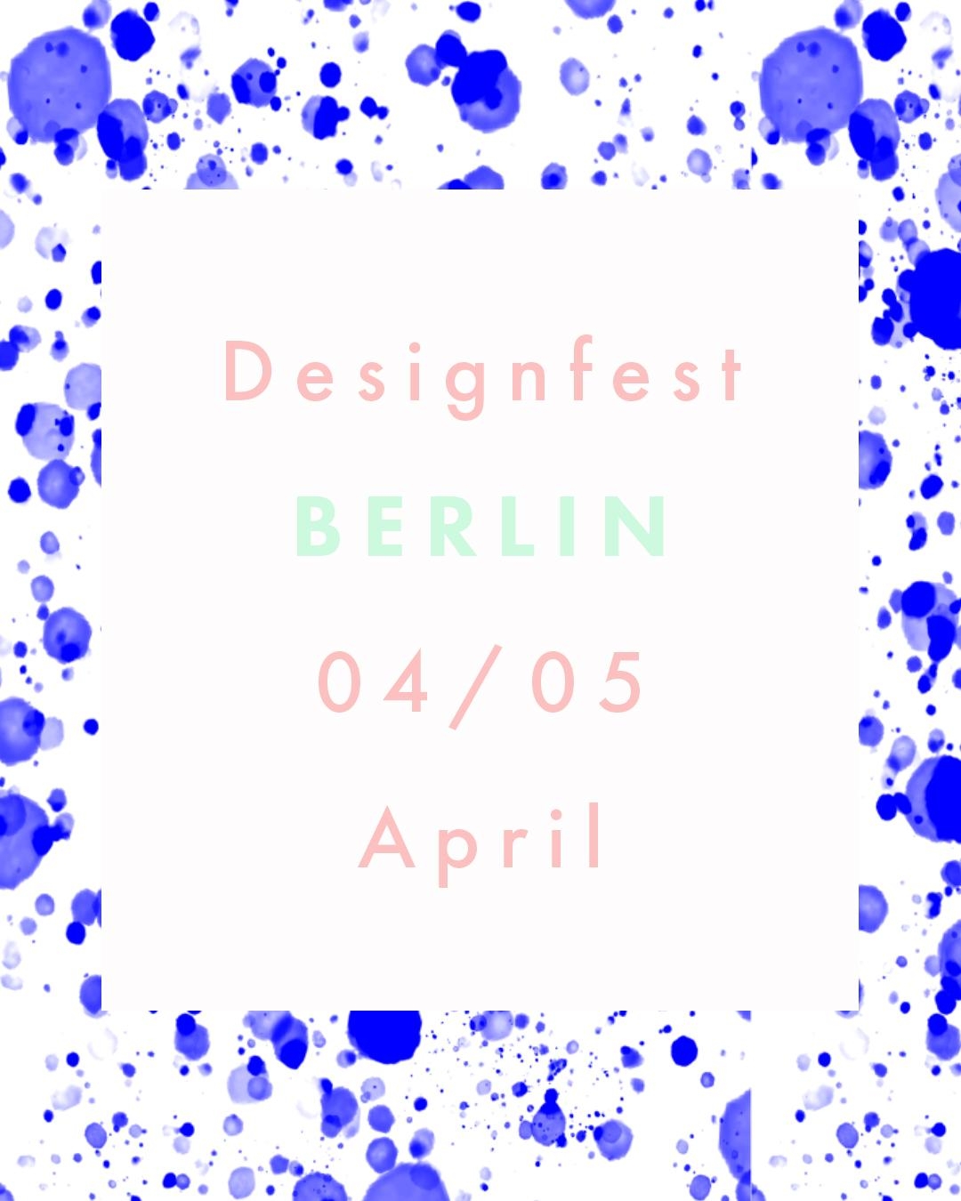 Weiter geht's in unserer schönen Hauptstadt Berlin ❤️ #designfest #berlin