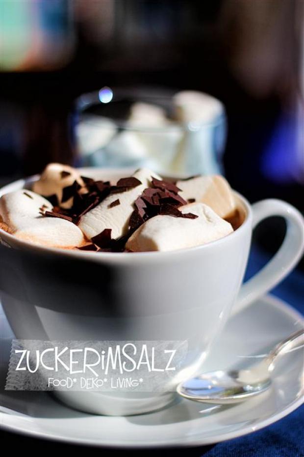 wenn es so kalt ist wie jetzt braucht man manchmal einfach was für die Seele: Kakao mit Marshmellows ... mmmh