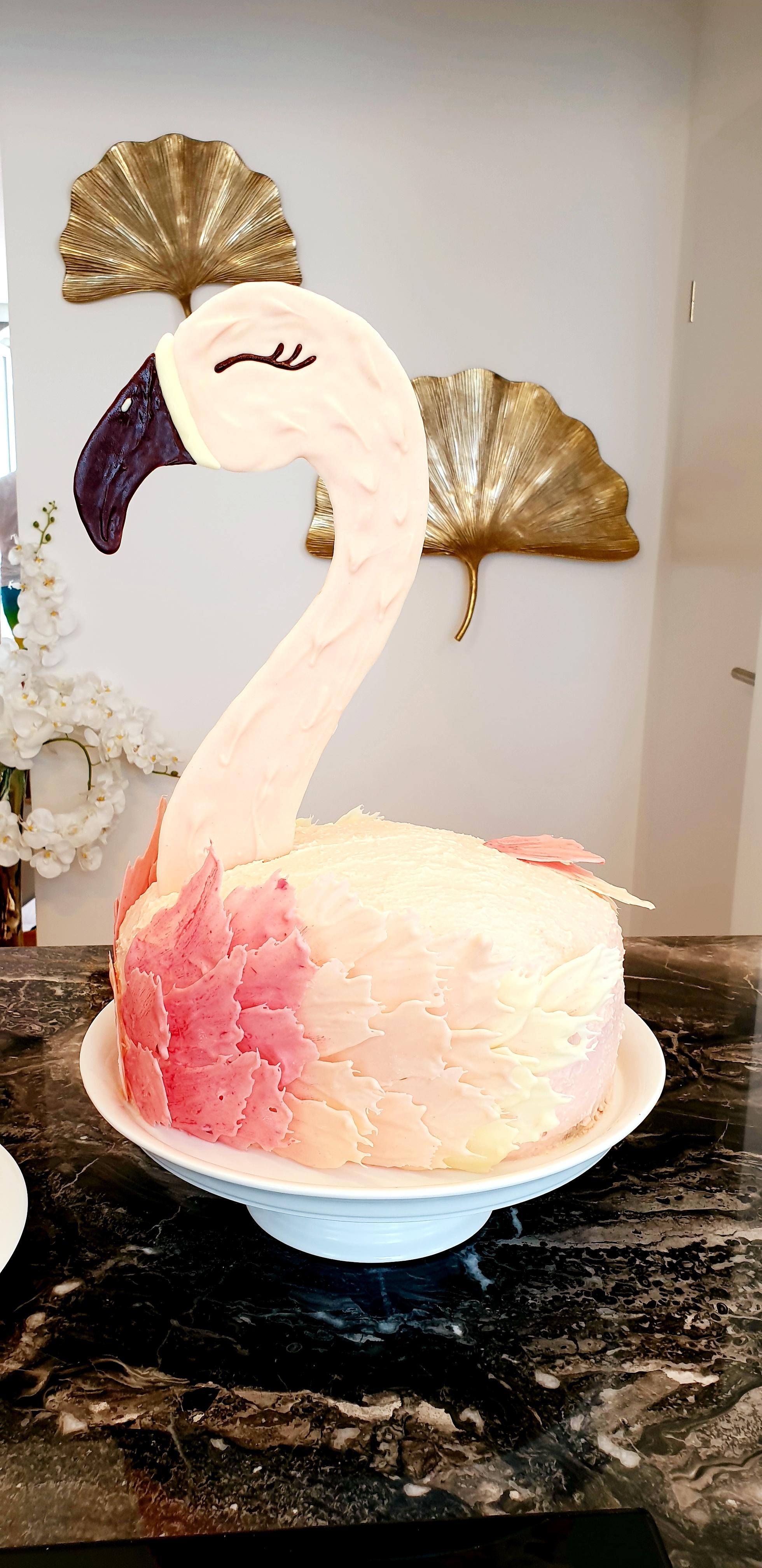 Wenn schon keine B-Day-Party mit Freunden, dann wenigstens eine Torte!
#Flamingo #selfmade #allesfürdiekleinen.. #5