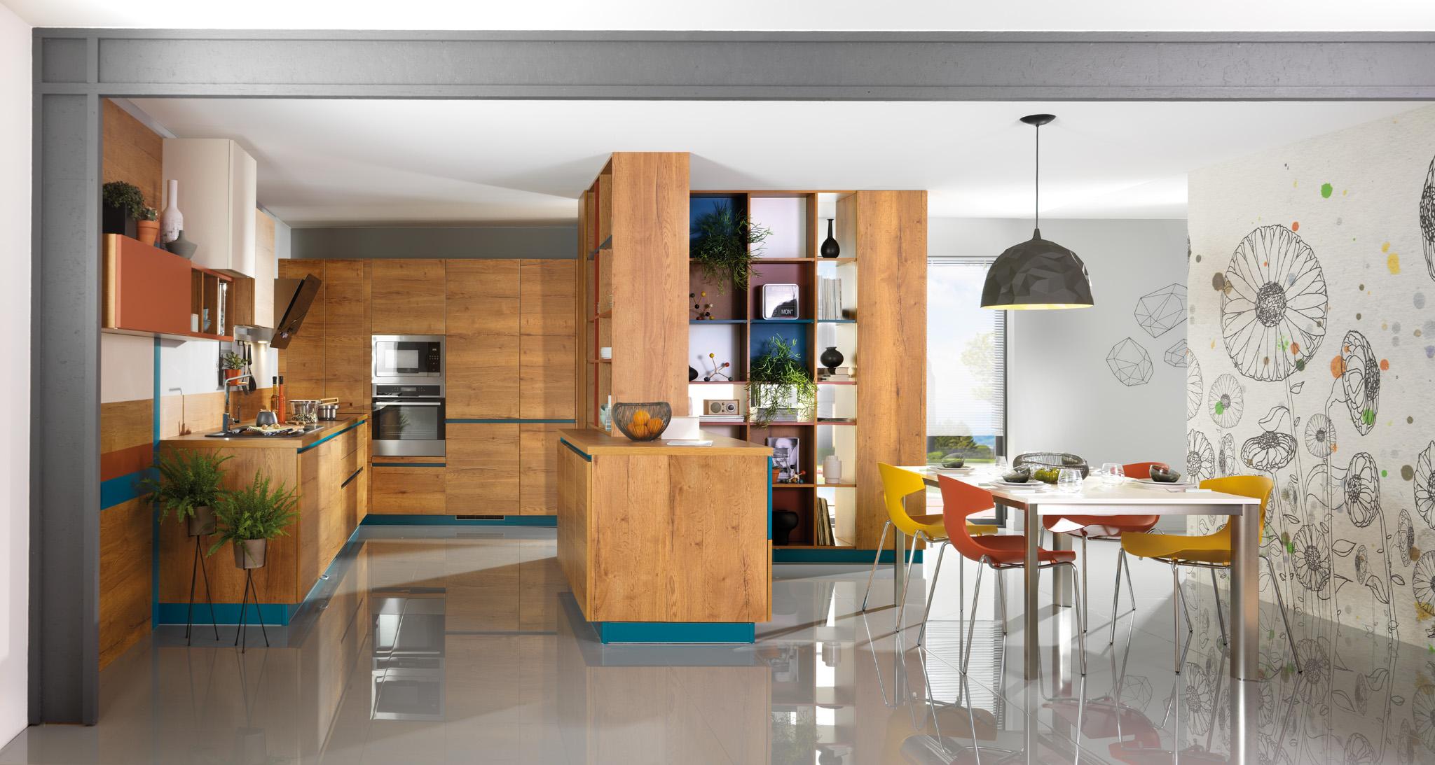 Wie Räume ineinander verschmelzen #küche #wohnküche #raumkonzept ©SCHMIDT  Küchen