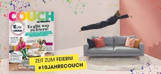 Wir freuen uns unser Jubiläum mit euch zu feiern! #10JahreCOUCH #couchmagazin #couchabo