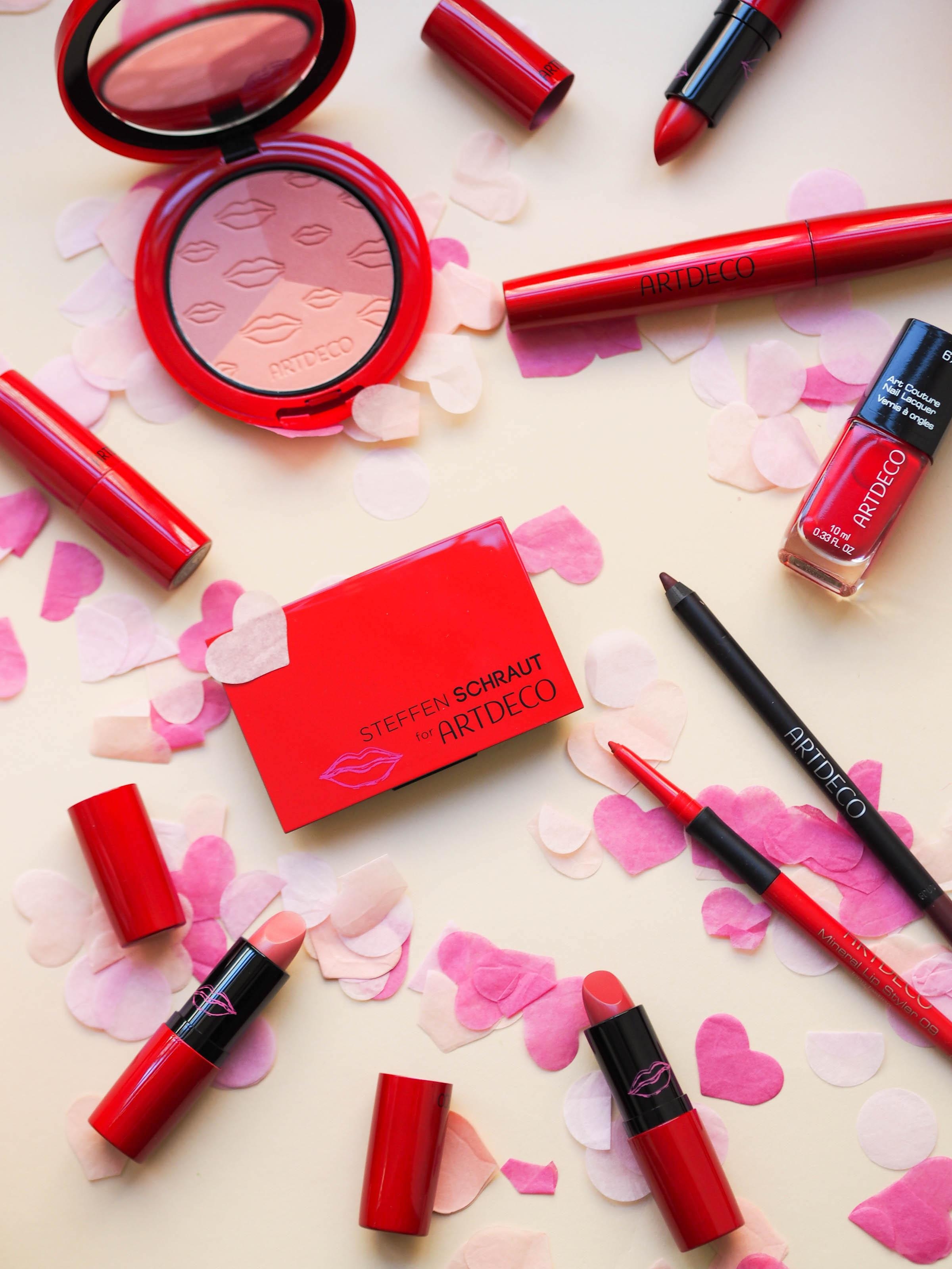 Wir setzen auf Rot mit #artdecocosmetics! Das Set für deinen Valentins-Look verlosen wir auch bei Insta #happyvalentine