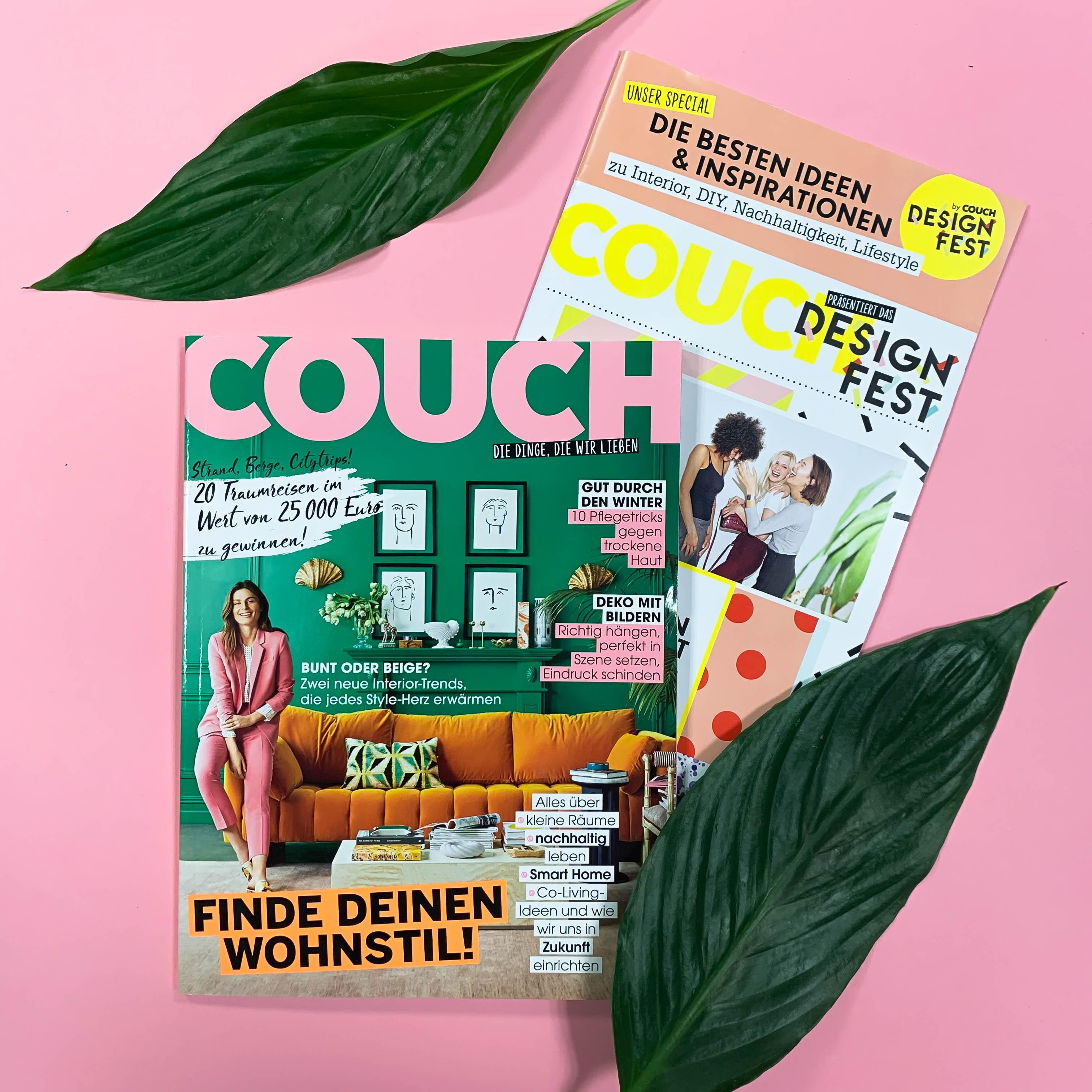 Wir starten bunt ins neue Jahr! Ab heute gibt's die neue COUCH + Designfest-Special! #COUCHMagazin #COUCHAbo