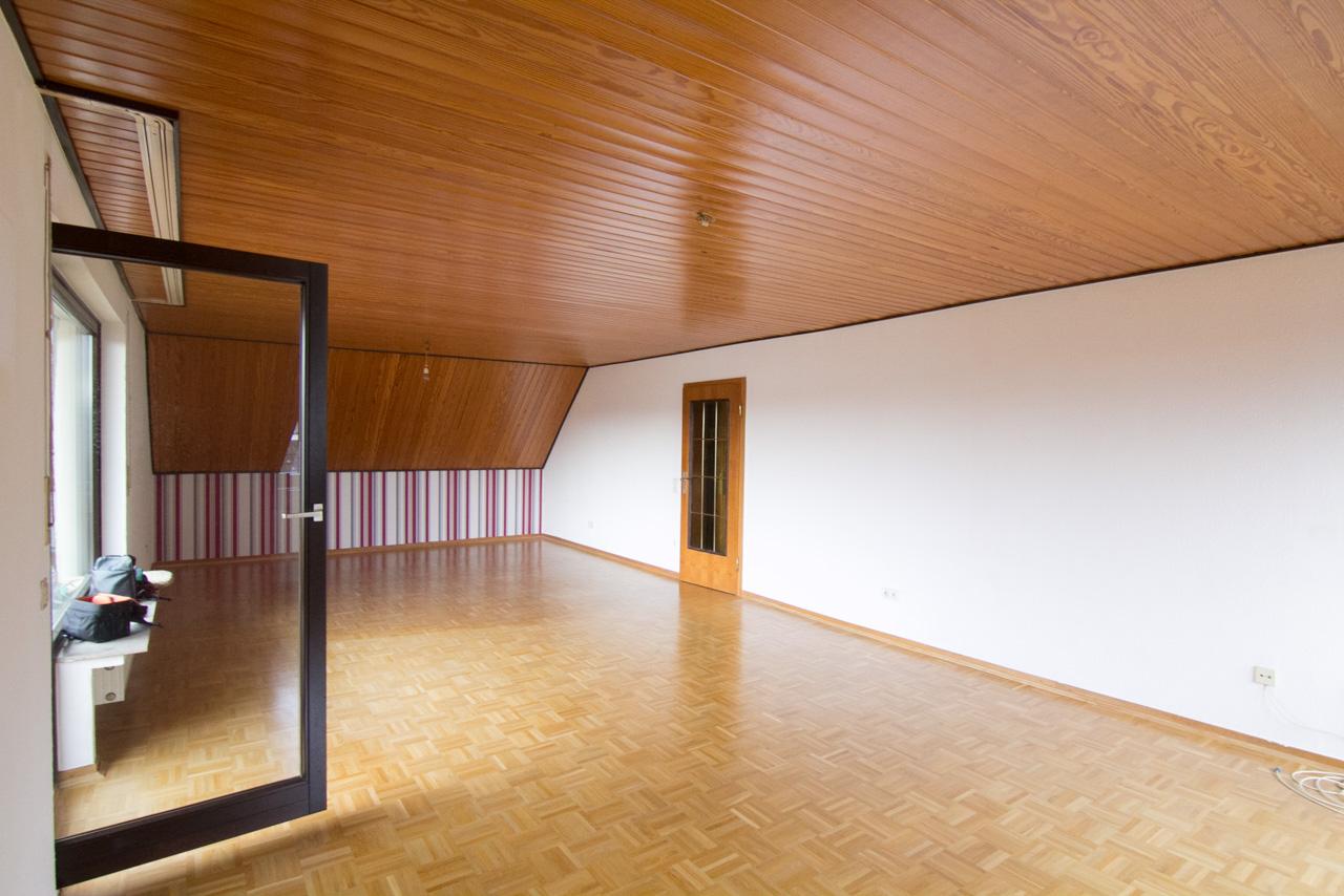 Wohn- und Essbereich vorher #wohnzimmer ©Florian Gürbig / Immotion Home Staging