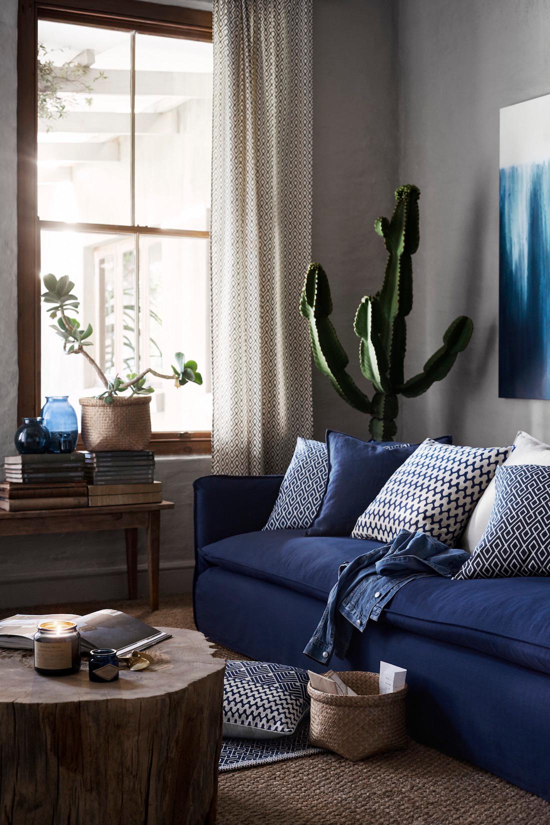 blaues sofa • bilder & ideen • couch