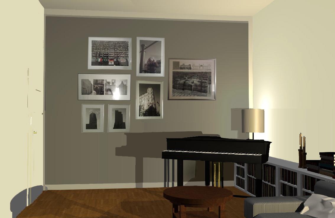 Wohnzimmer 3D Collage #wohnzimmer ©Maurice Smolik