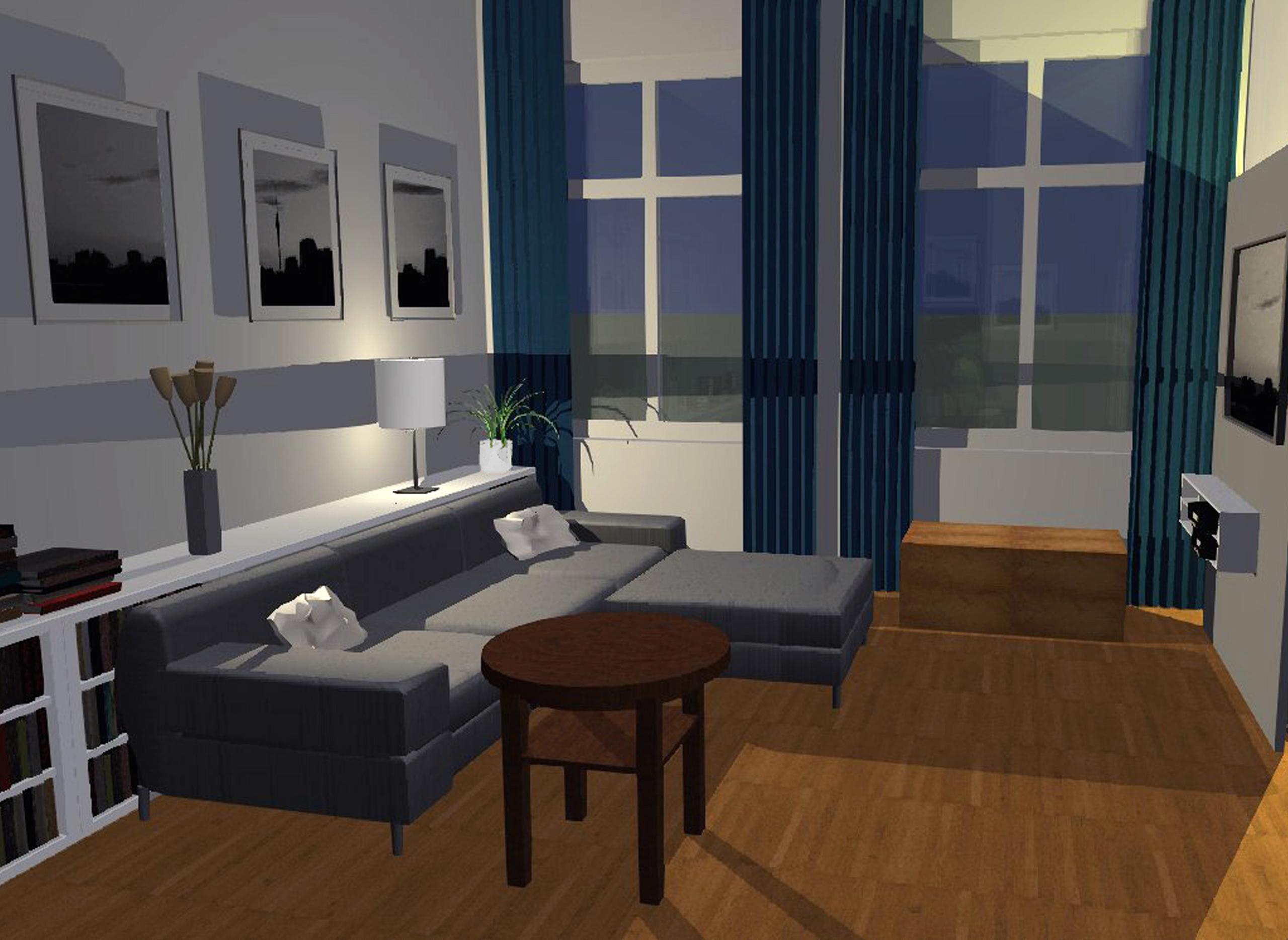 Wohnzimmer 3D #wohnzimmer ©Maurice Smolik