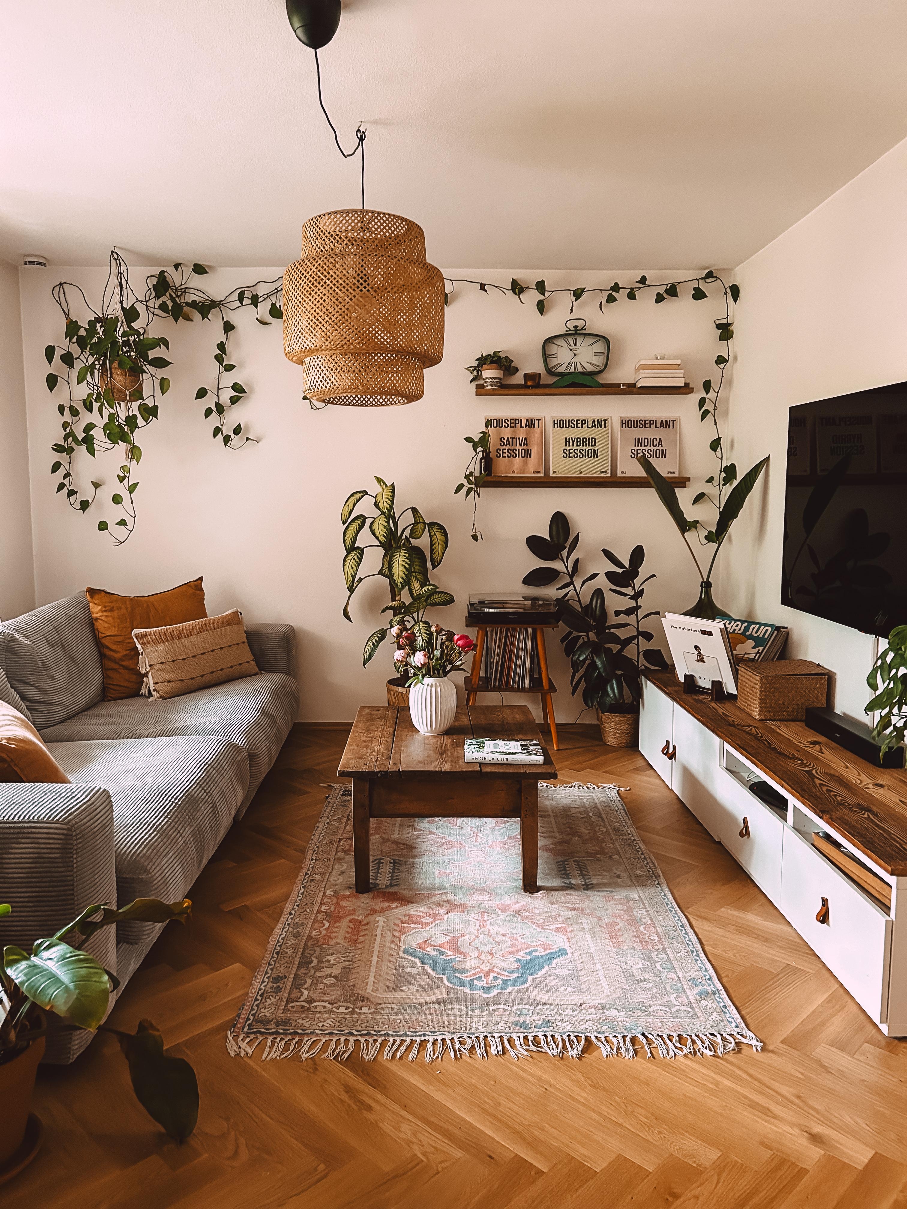 #wohnzimmer #boho #couch #ikea #couchtisch #cordsofa