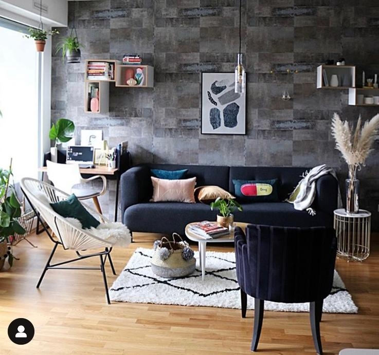 #wohnzimmer #deko #interior #scandi #hygge #sofa #wandfarbe #couchstyle #cosy