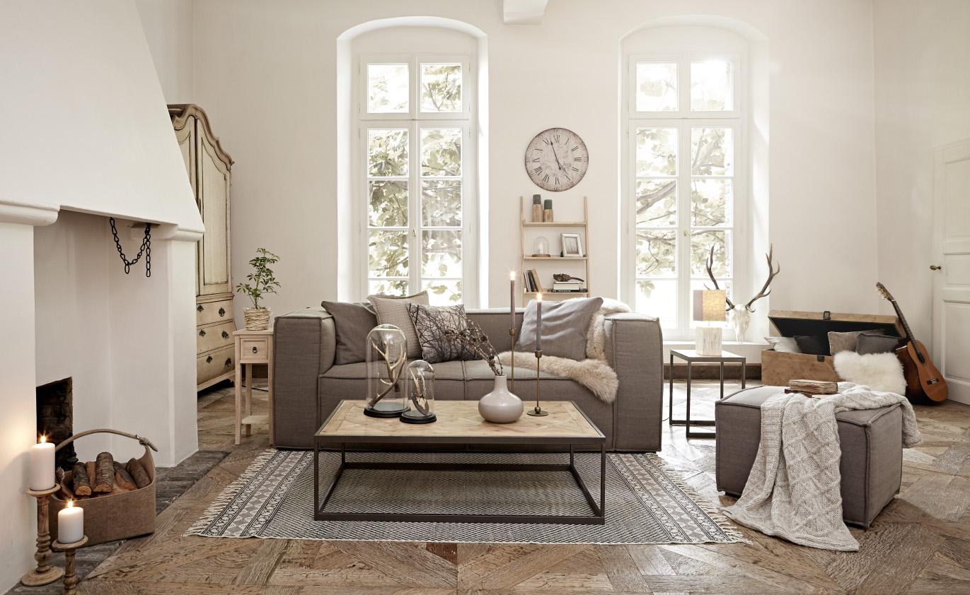 Wohnzimmer im Landhausstil | Herbst-/Winter-Kollektion von Depot #wohnzimmer #landhausstil ©DEPOT