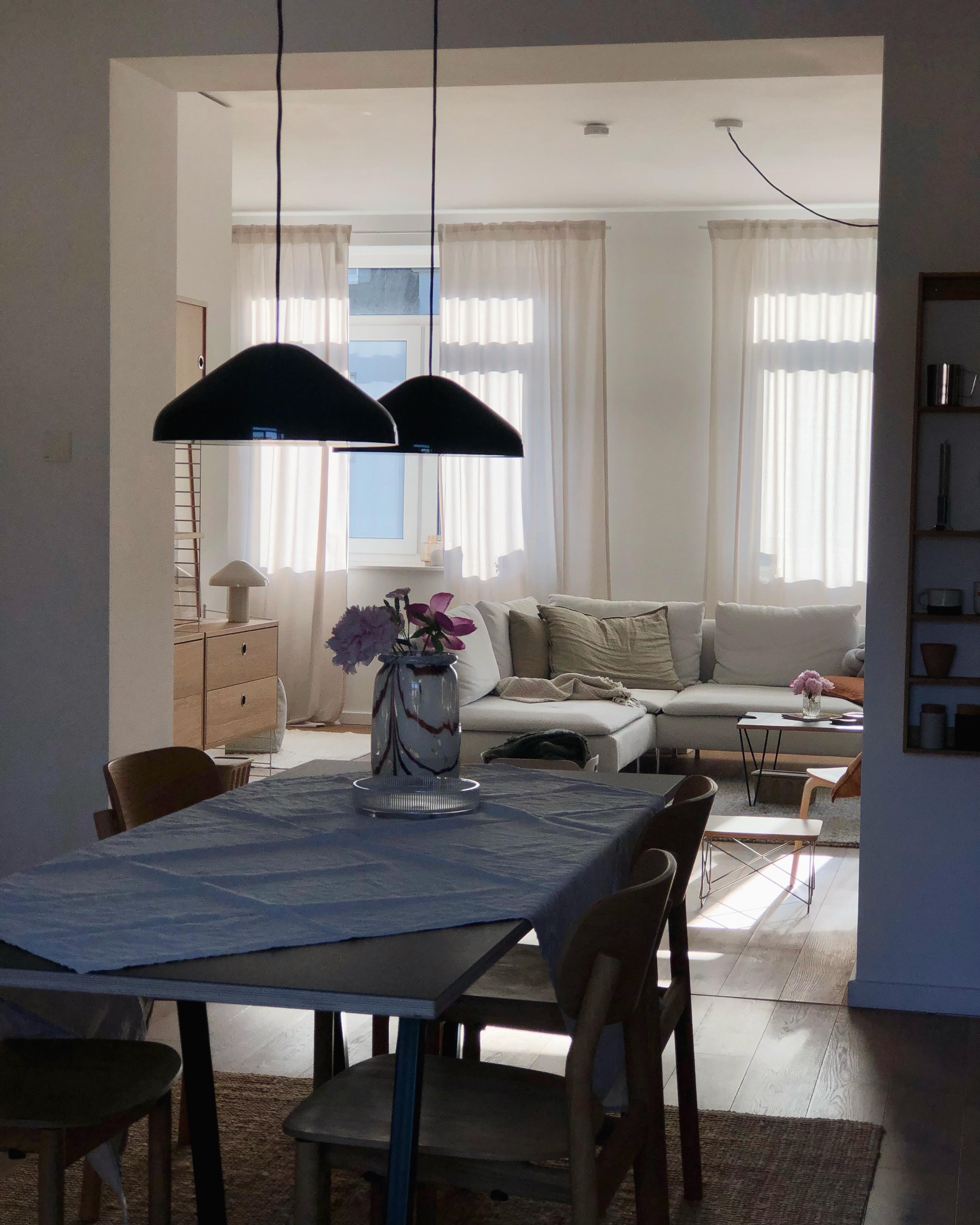 #wohnzimmer #livingroom #couch #sofa #ikea #söderhamn #küche #kitchen #esstisch #skandinavisch #interior