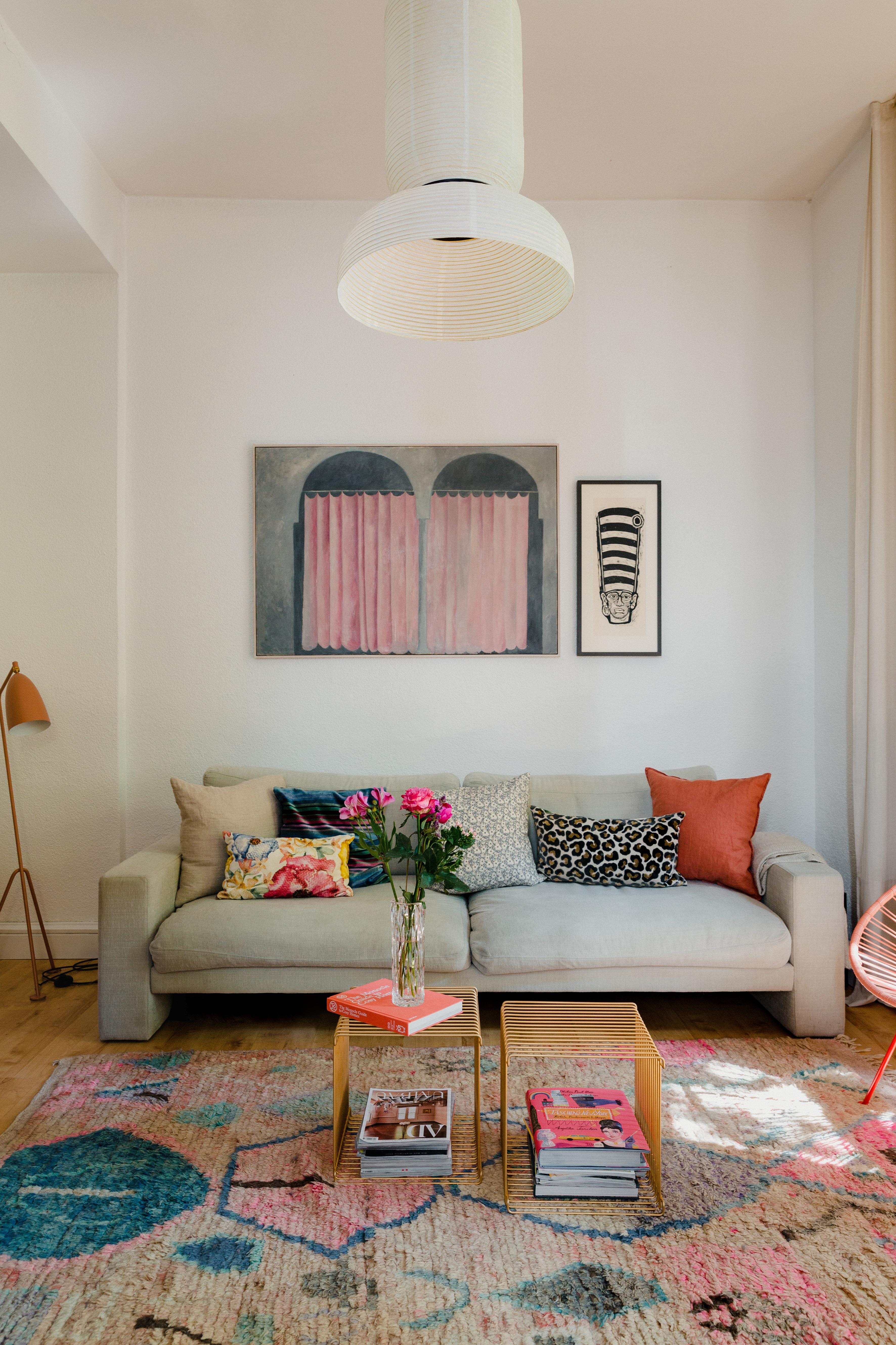 #wohnzimmer #livingroom #farbmix #vintage #pink #colorfulliving #eclecticstyle #vintageinterior