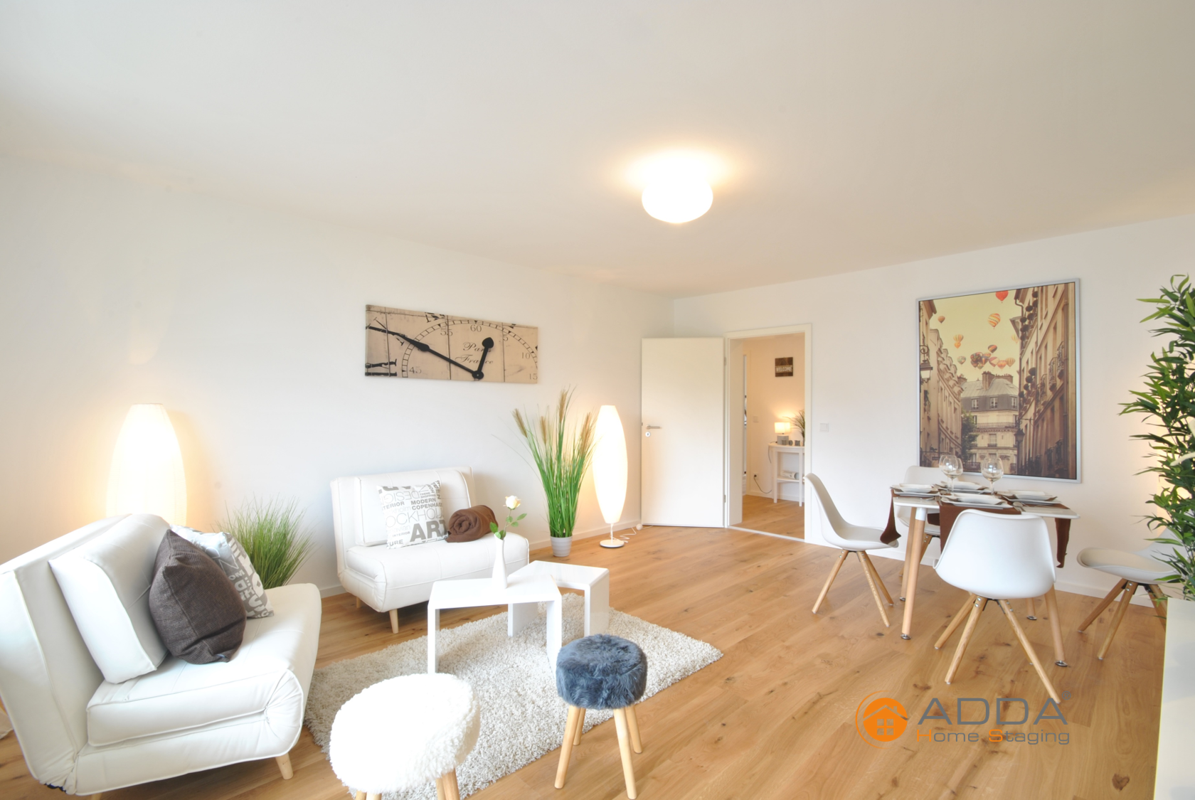 Wohnzimmer nach ADDA Homestaging #raumgestaltung ©ADDA Homestaging